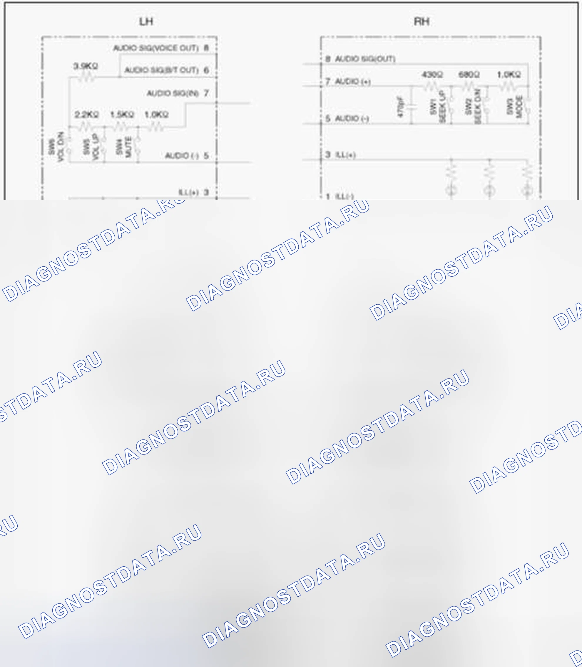 Рис. 20: Принципиальная схема (1). Hyundai Accent IV
