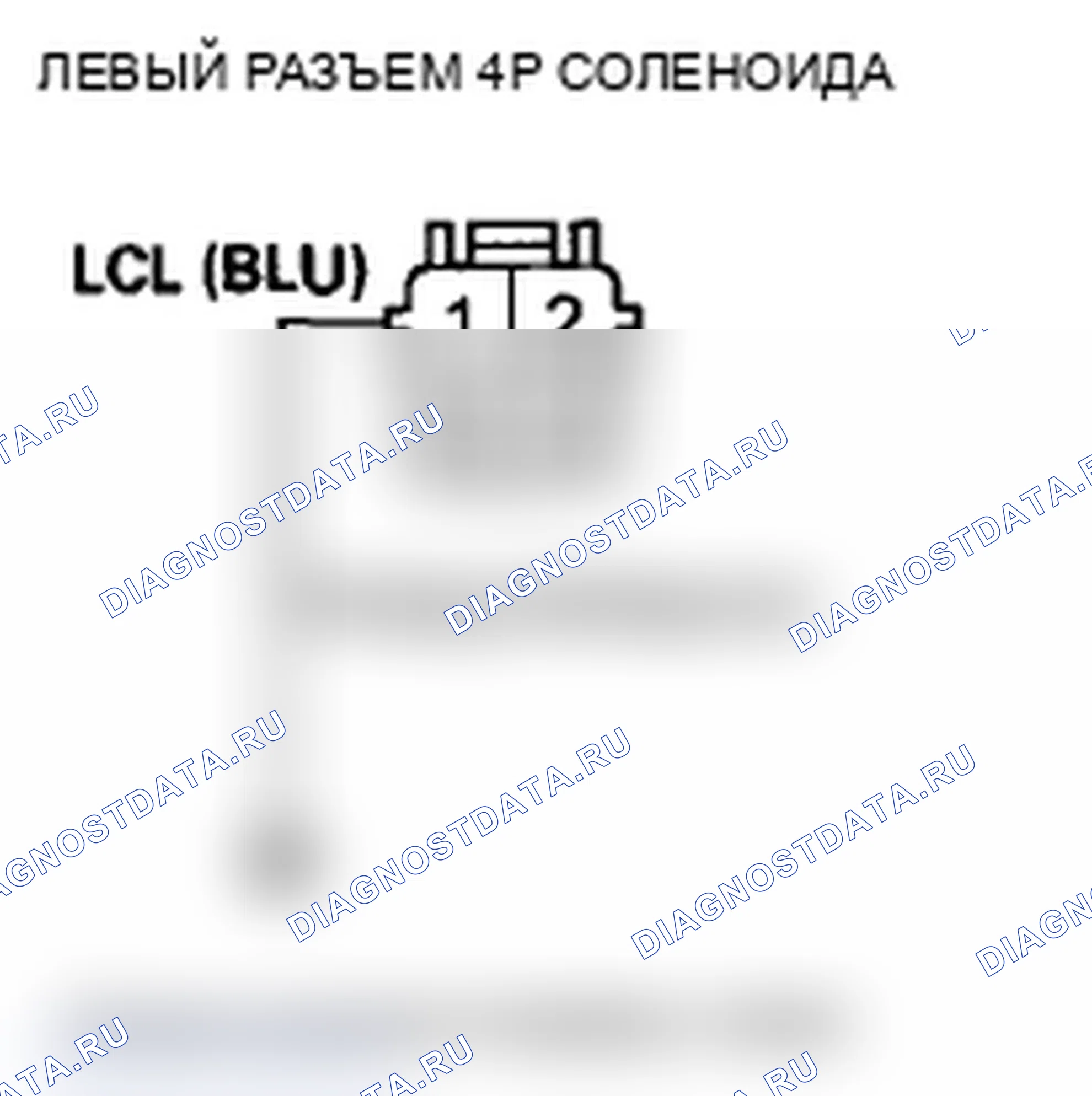 Рис. 57: расшифровка кода ошибки 53-1, 53-3: Левая электромагнитная катушка сцепления (разомкнутая). Acura TL IV рестайлинг