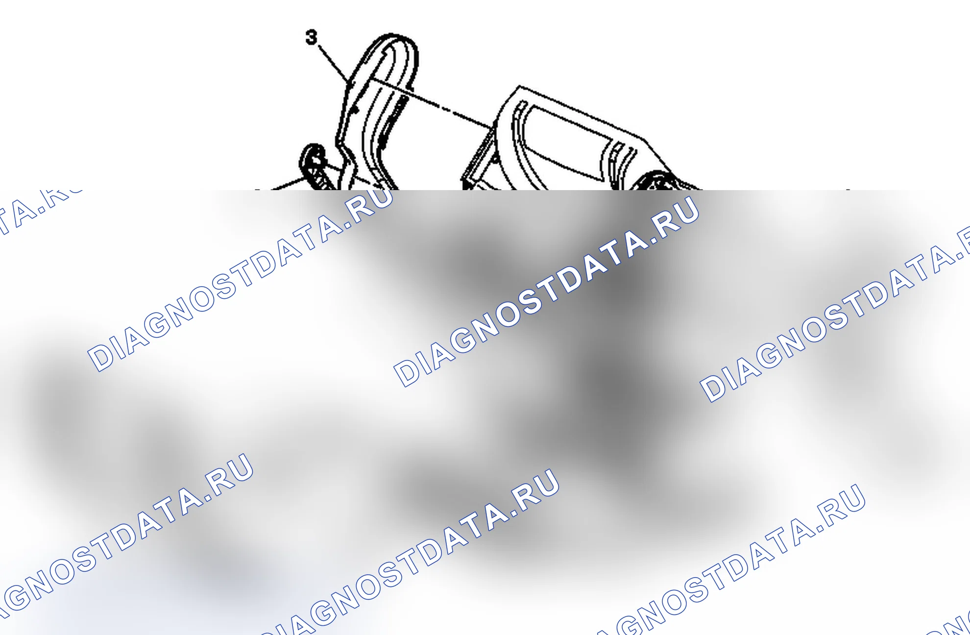 Рис. 42: Замена стойки заднего сиденья. Chevrolet Tahoe III