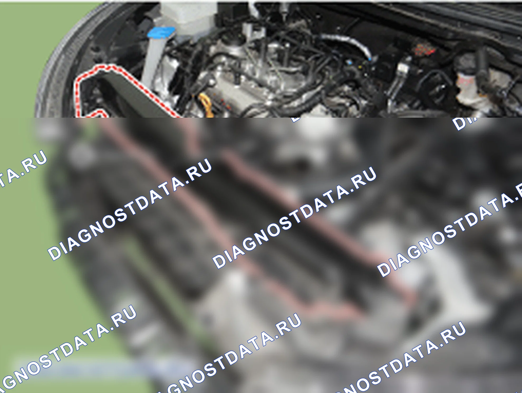 Снятие вентилятора охлаждения. Hyundai i20 GB