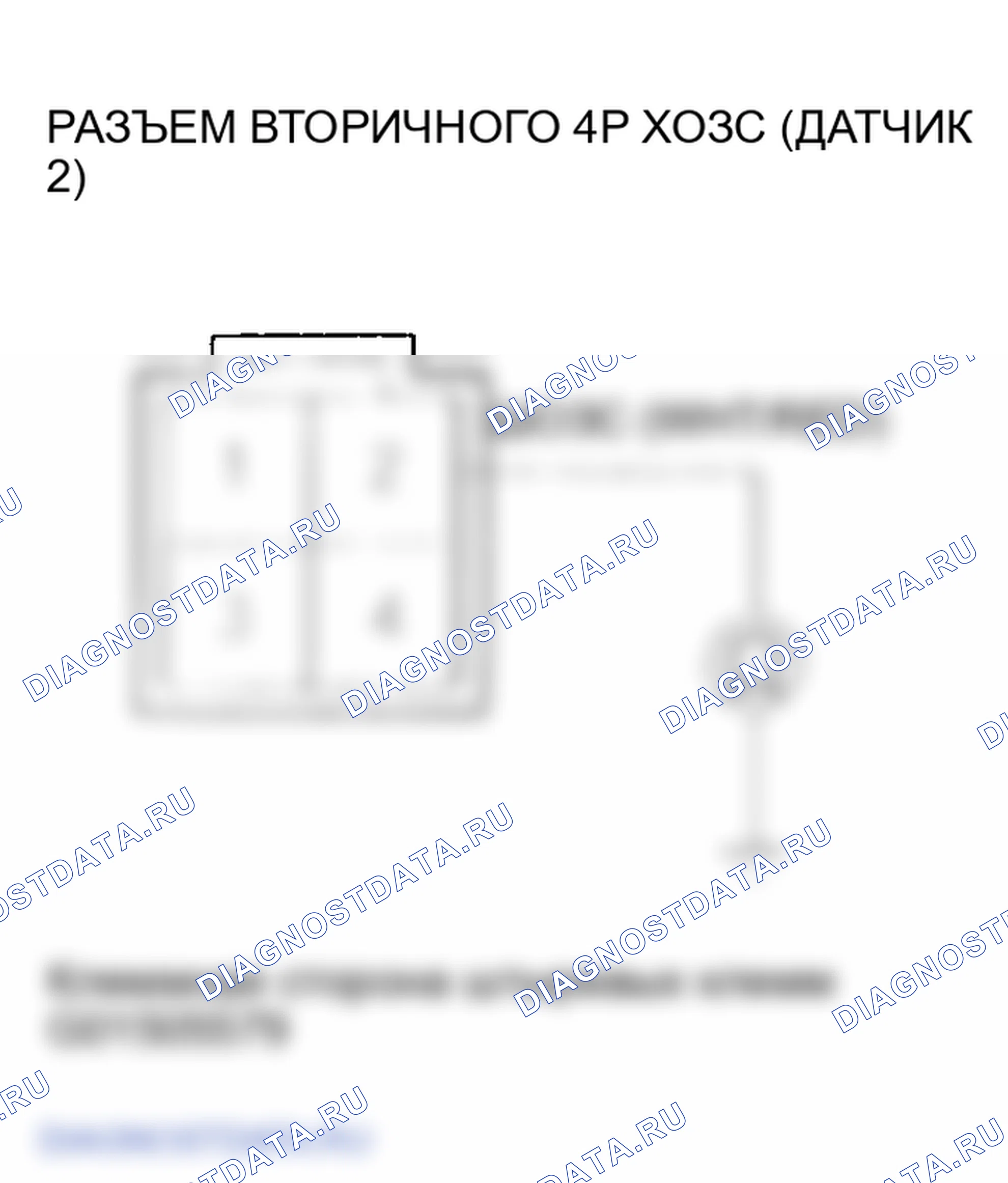Рис. 196: расшифровка кода ошибки P0137 - ' 99-00, ' 02-04 Модели: Вторичный подогреваемый кислородный датчик (датчик 2) Цепь низкого напряжения. Honda Odyssey II