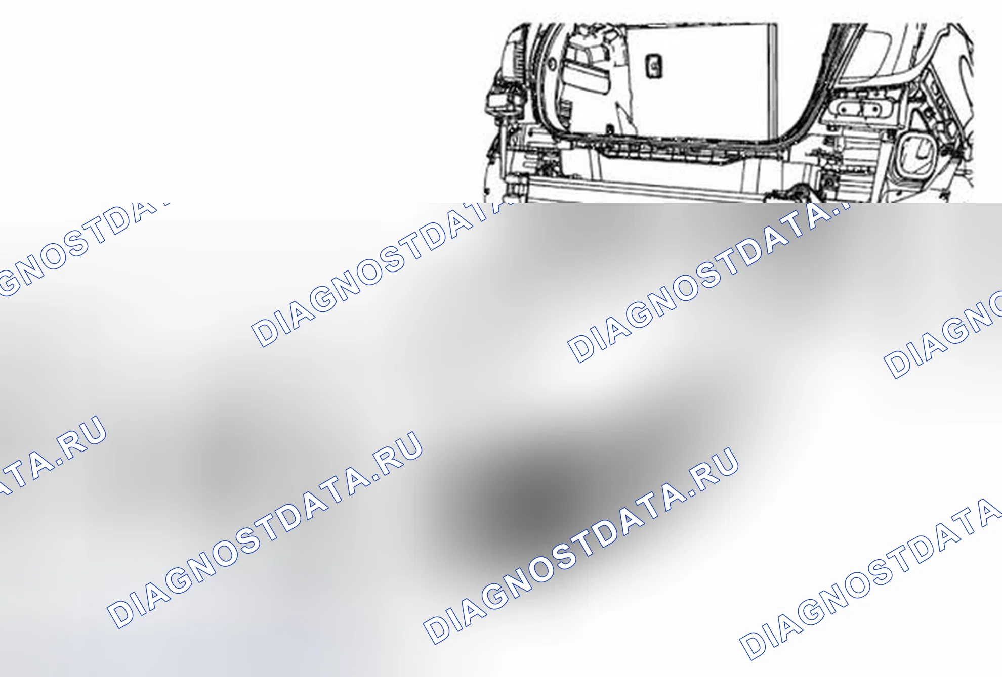 Рис. 31: Замена ограждения заднего бампера (Trax). Buick Encore I