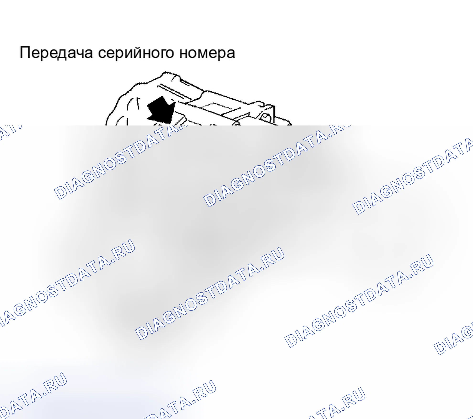 Рис. 6: ПЕРЕДАЧА СЕРИЙНОГО НОМЕРА. Honda Torneo I