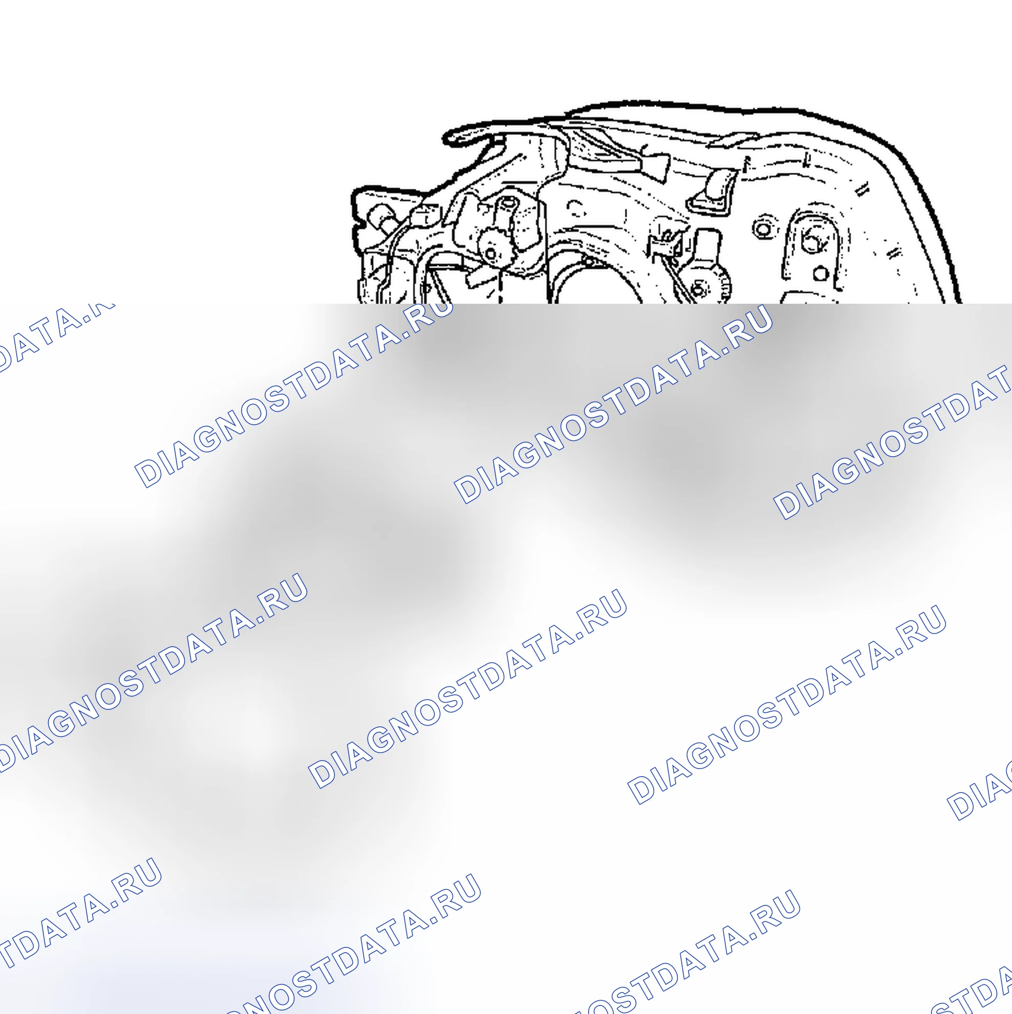 Рис. 80: Установка фар. Suzuki Verona I