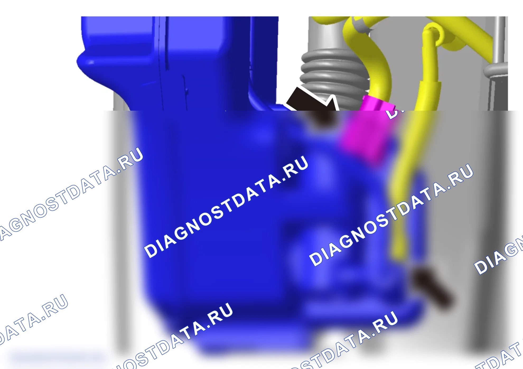 Как снять и установить бачок омывателя — Wey V8X. Wey V8X I