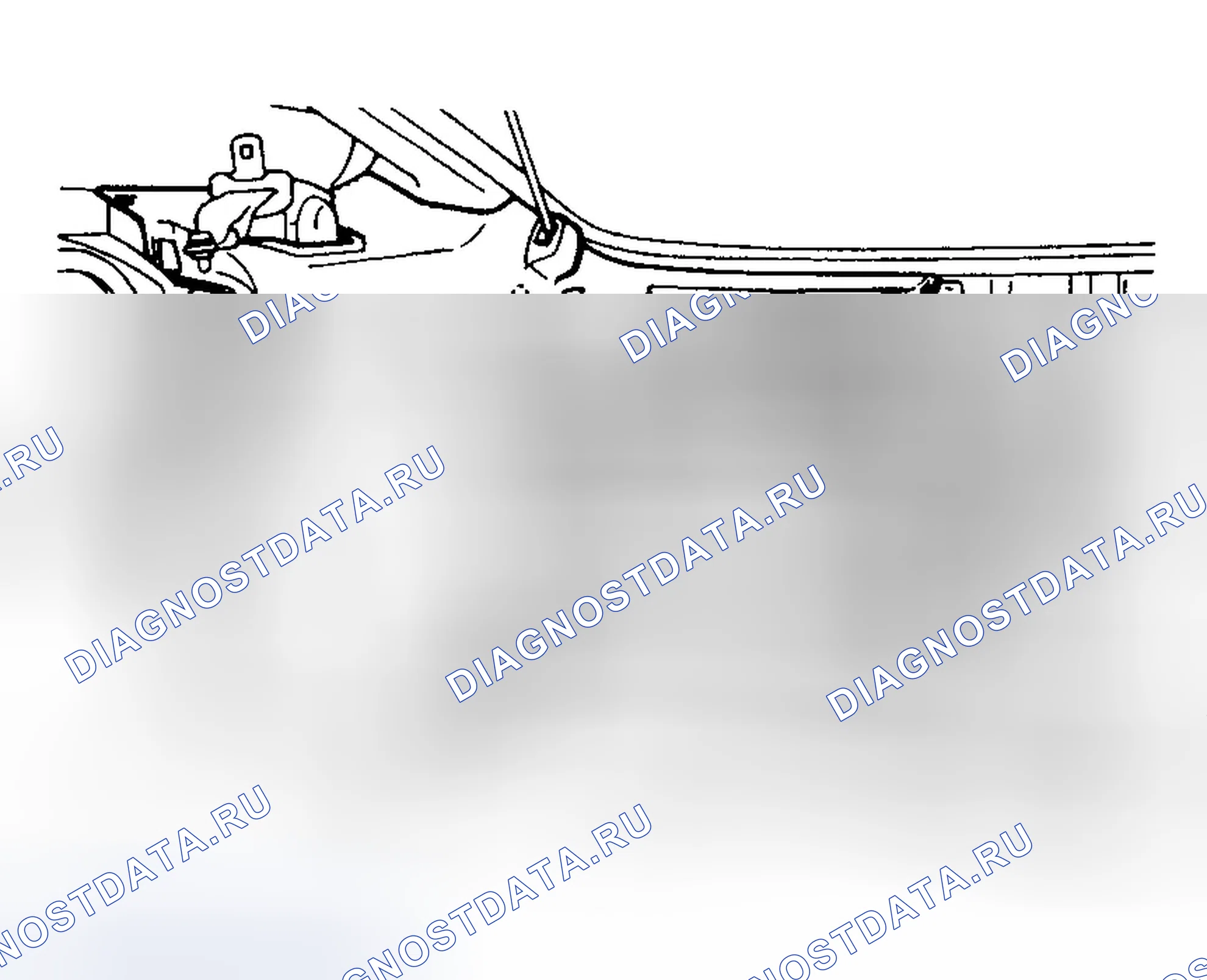 Рис. 31: Снятие облицовки заднего борта. Eagle Talon I