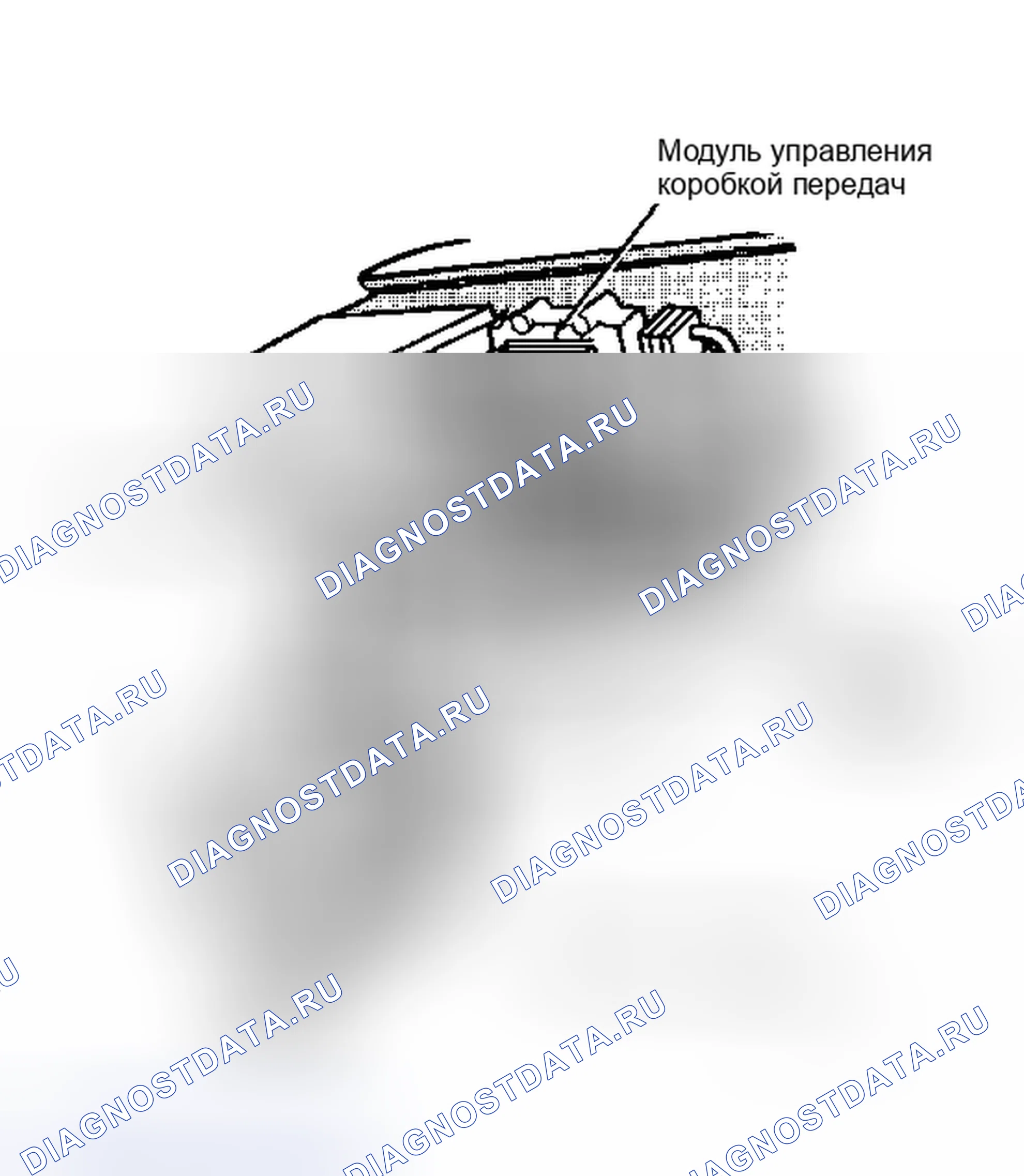 Рис. 18: Правая передняя часть моторного отсека. Mercedes-Benz G-класс W463