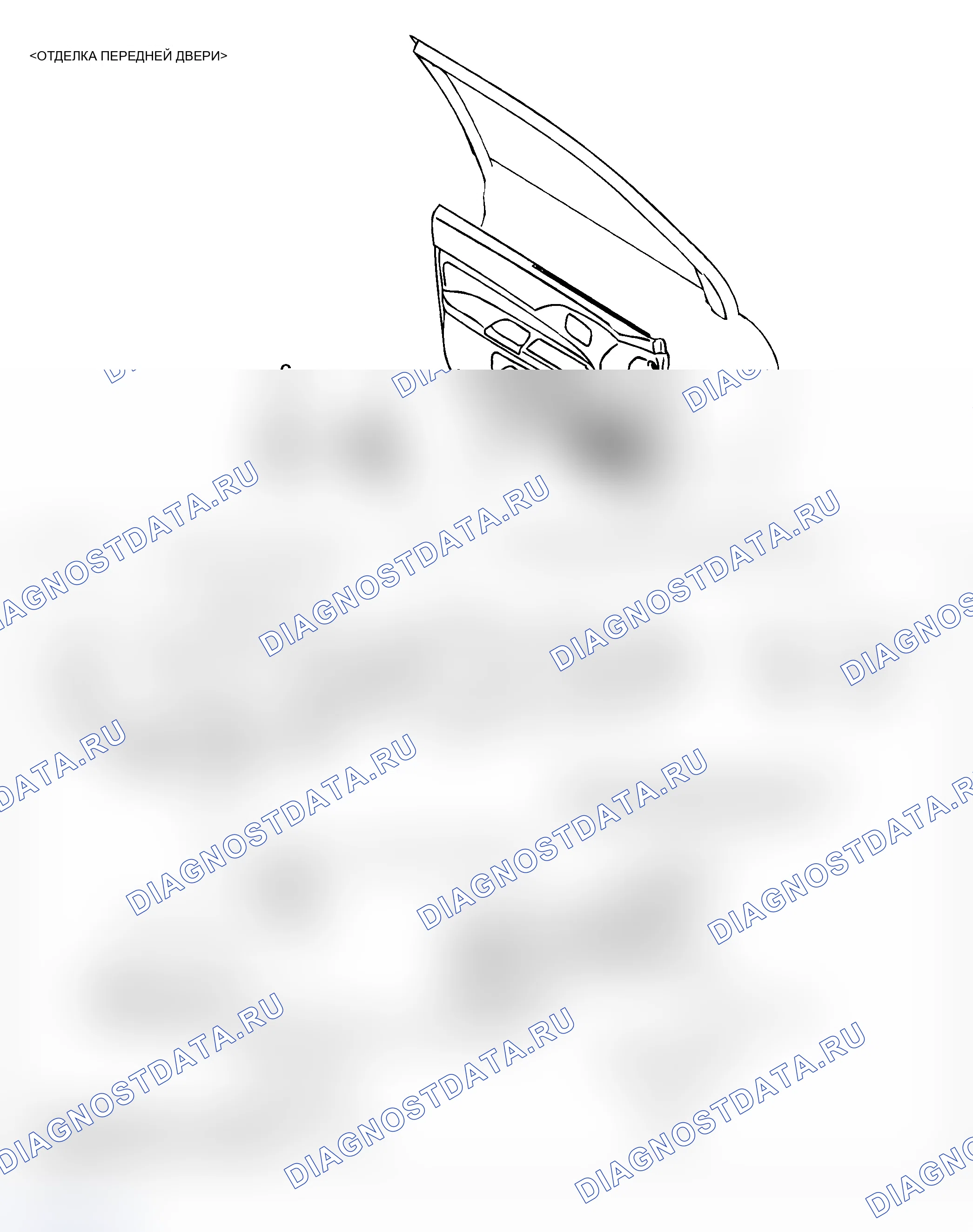Рис. 58: Положения зажимов и захватов. Mitsubishi Lancer Evolution IX