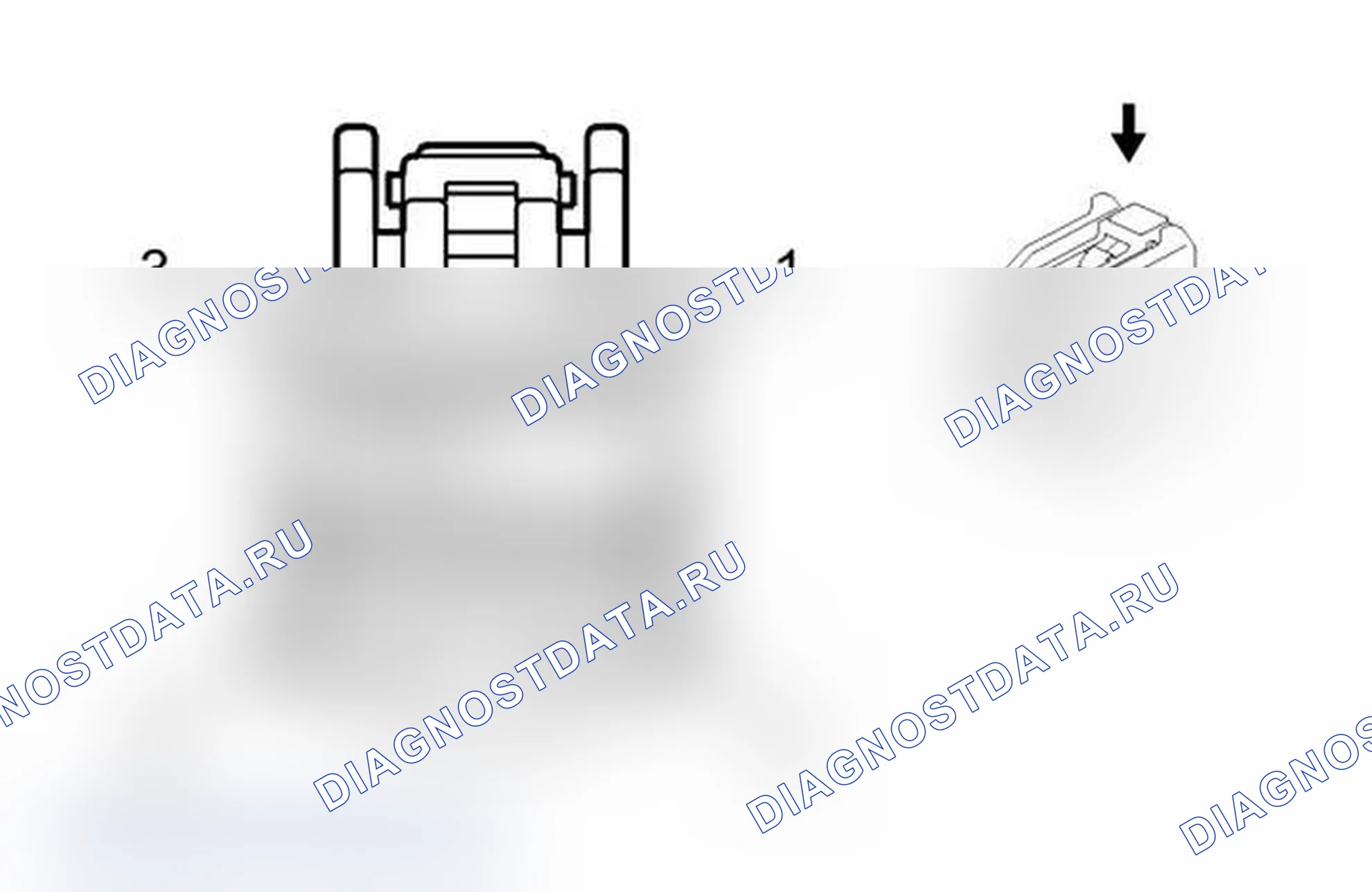 Рис. 29: Дверной выключатель водителя (DDS) X1 (AN3/DL3). Chevrolet Silverado 2500 HD 