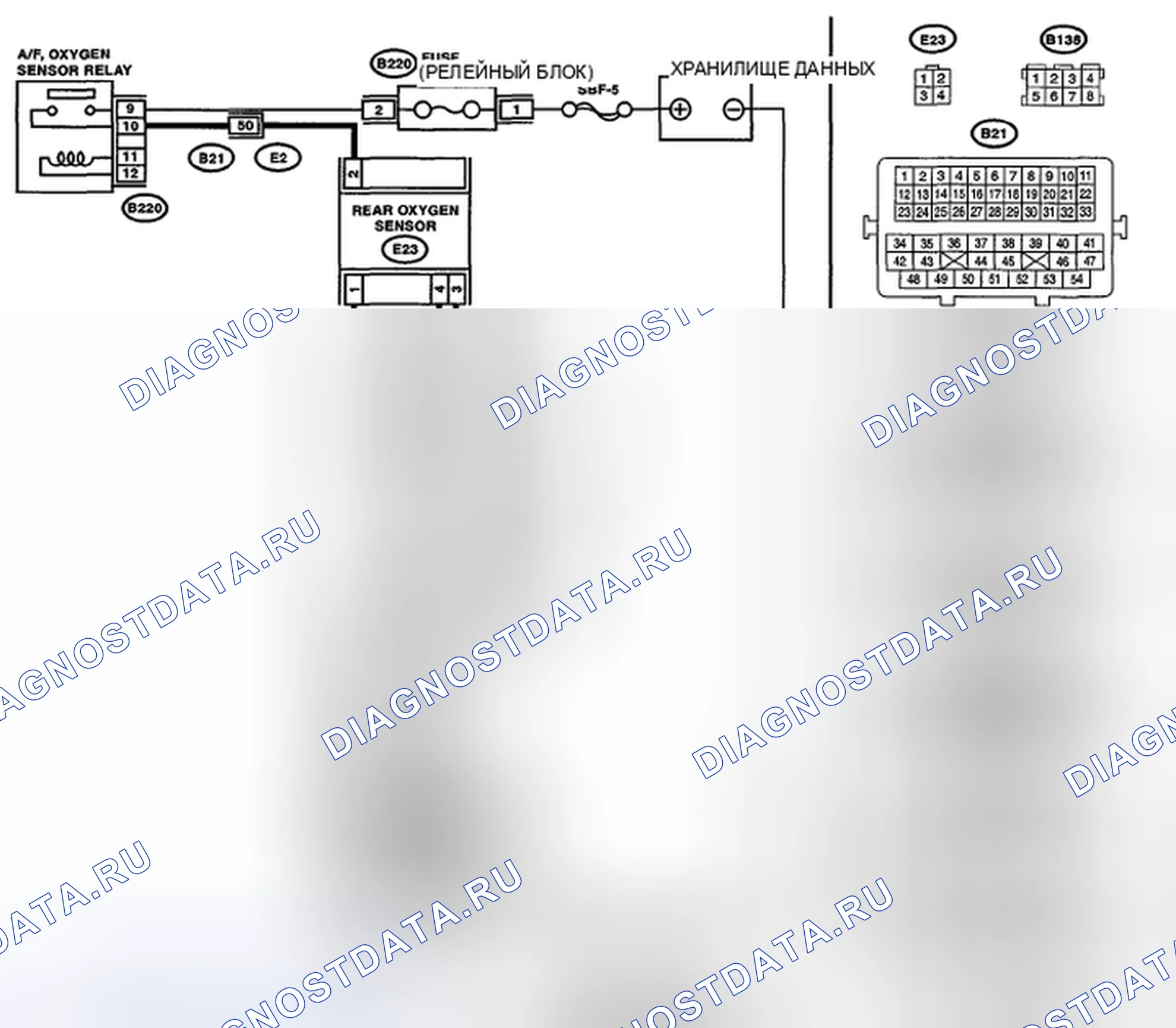 Рис. 45: электросхема. Subaru Impreza WRX GH