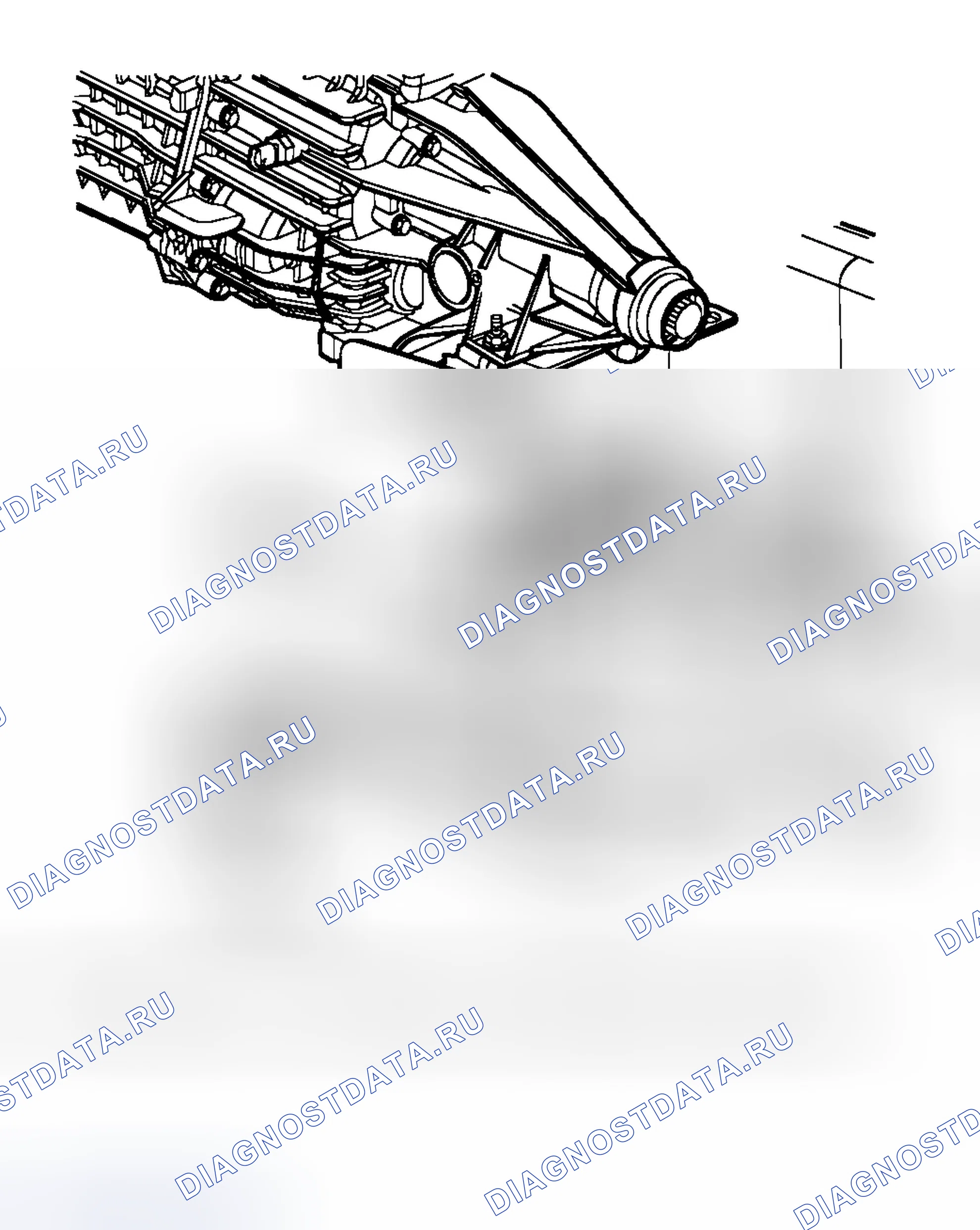 Рис. 253: ДЕМОНТАЖ. Dodge Pickup R2500 