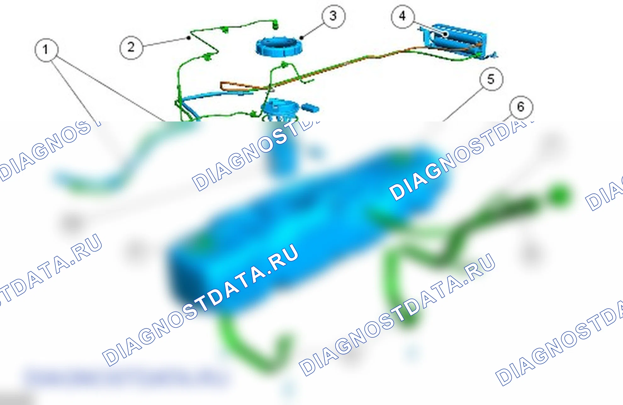 Топливный бак и топливные магистрали: описание и работа. Ford Transit VII