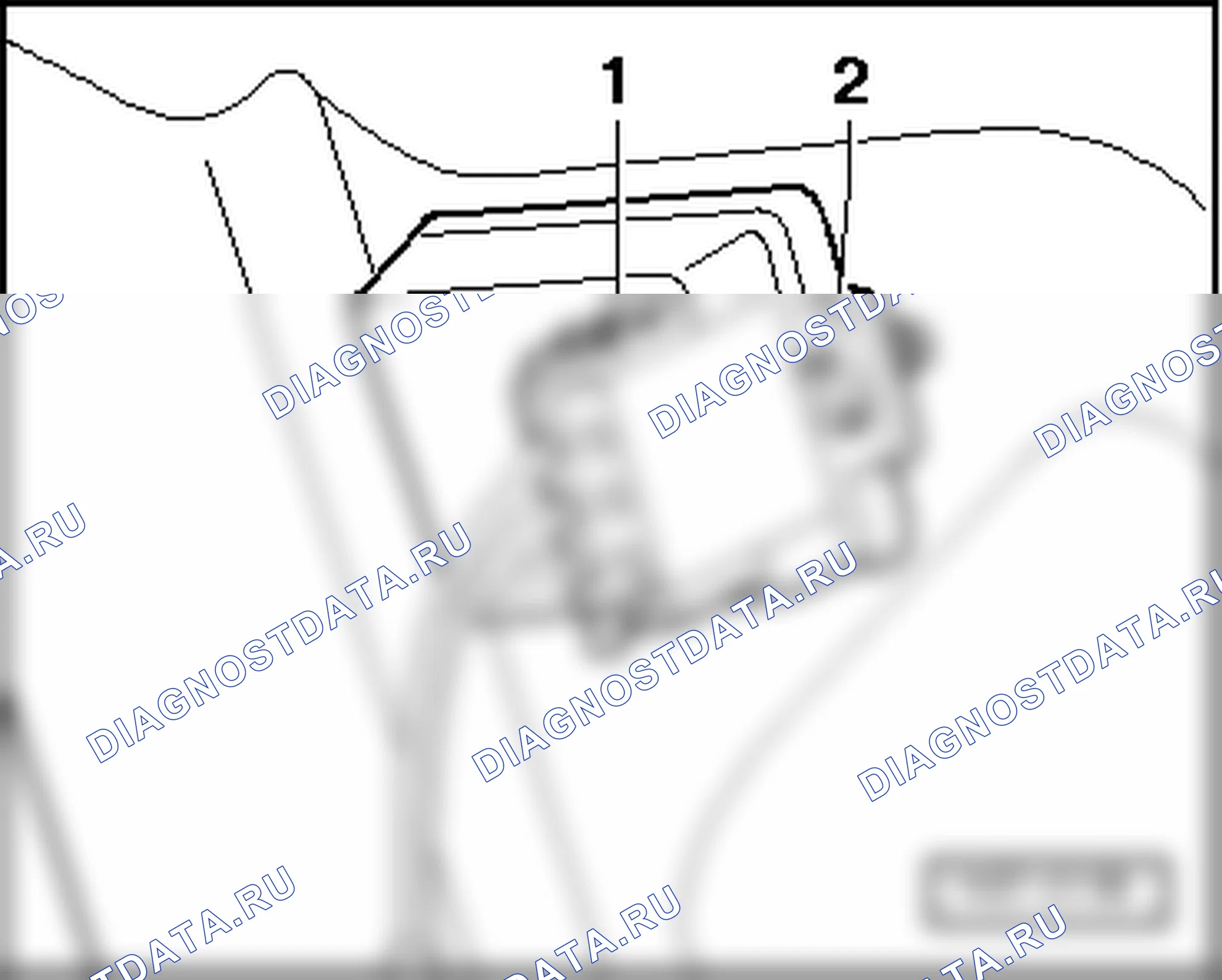 Демонтаж заднего датчика температуры вентиляции (G174). SEAT Alhambra I
