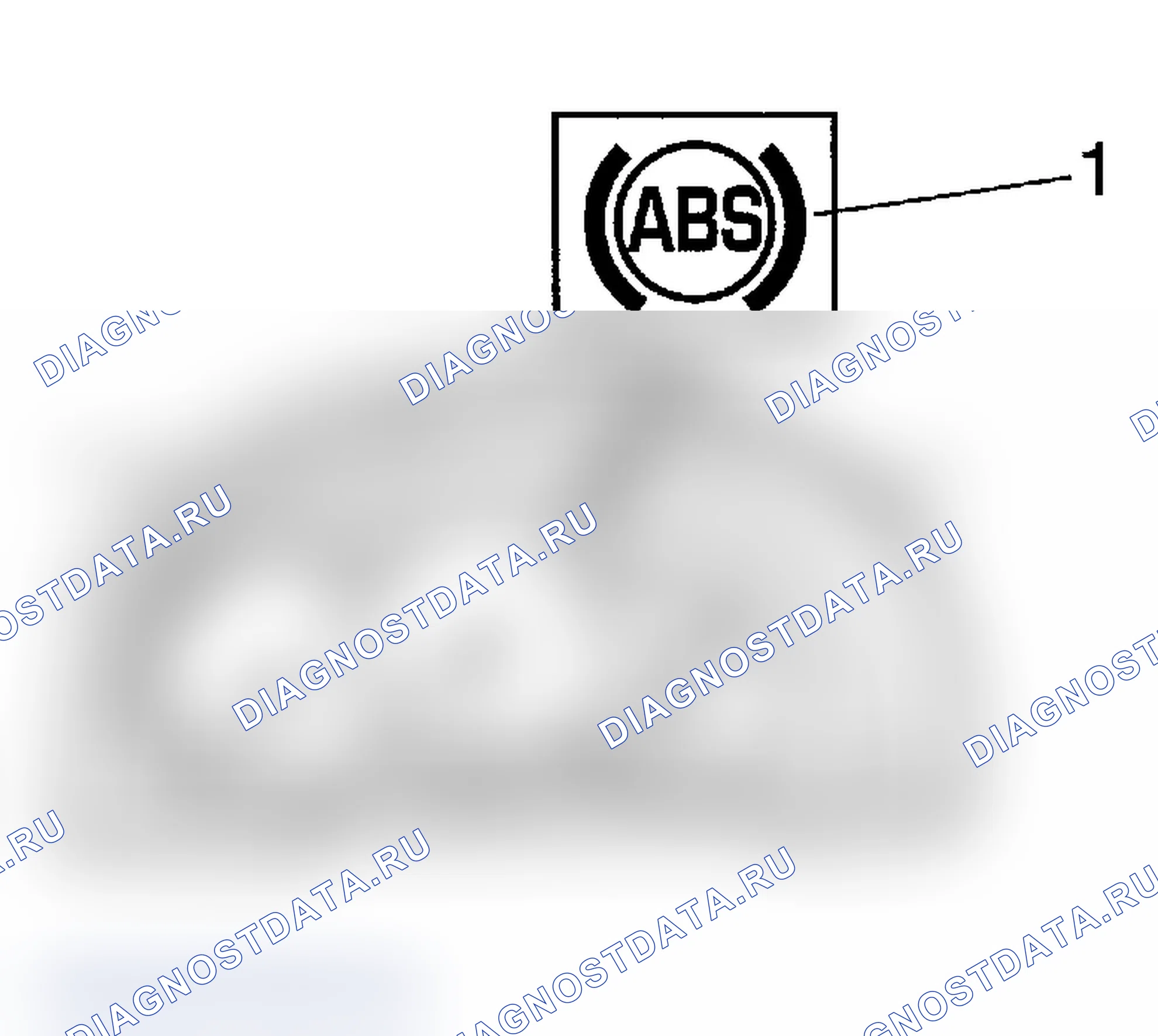 Рис. 178: Проверка предупреждающей лампы ABS. Suzuki Grand Vitara I рестайлинг