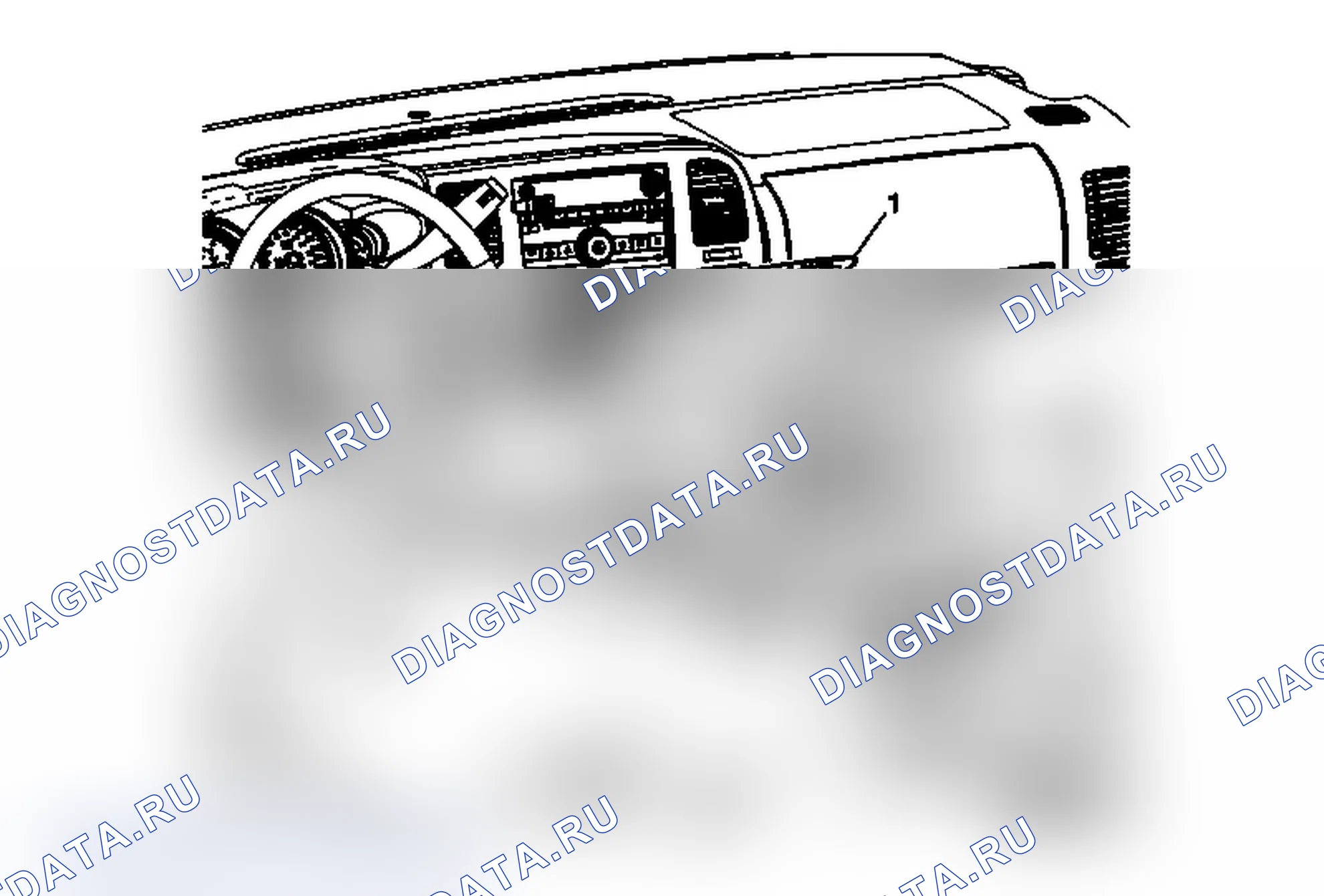 Рис. 47: Замена лицевой панели напольной консоли. Chevrolet Cab & Chassis Silverado 3500 HD 