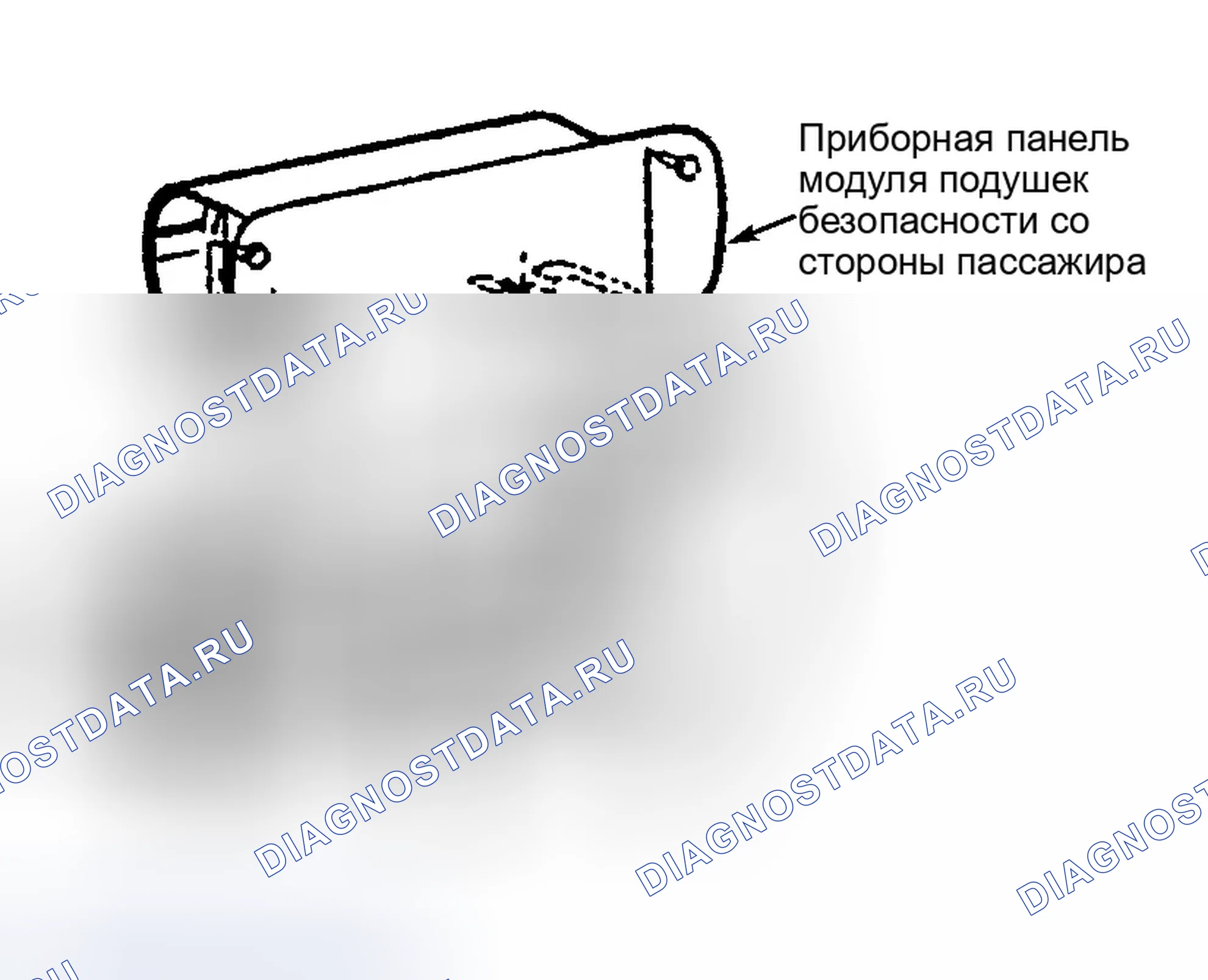 Рис. 60: Демонтаж (со стороны пассажира). GMC Envoy I
