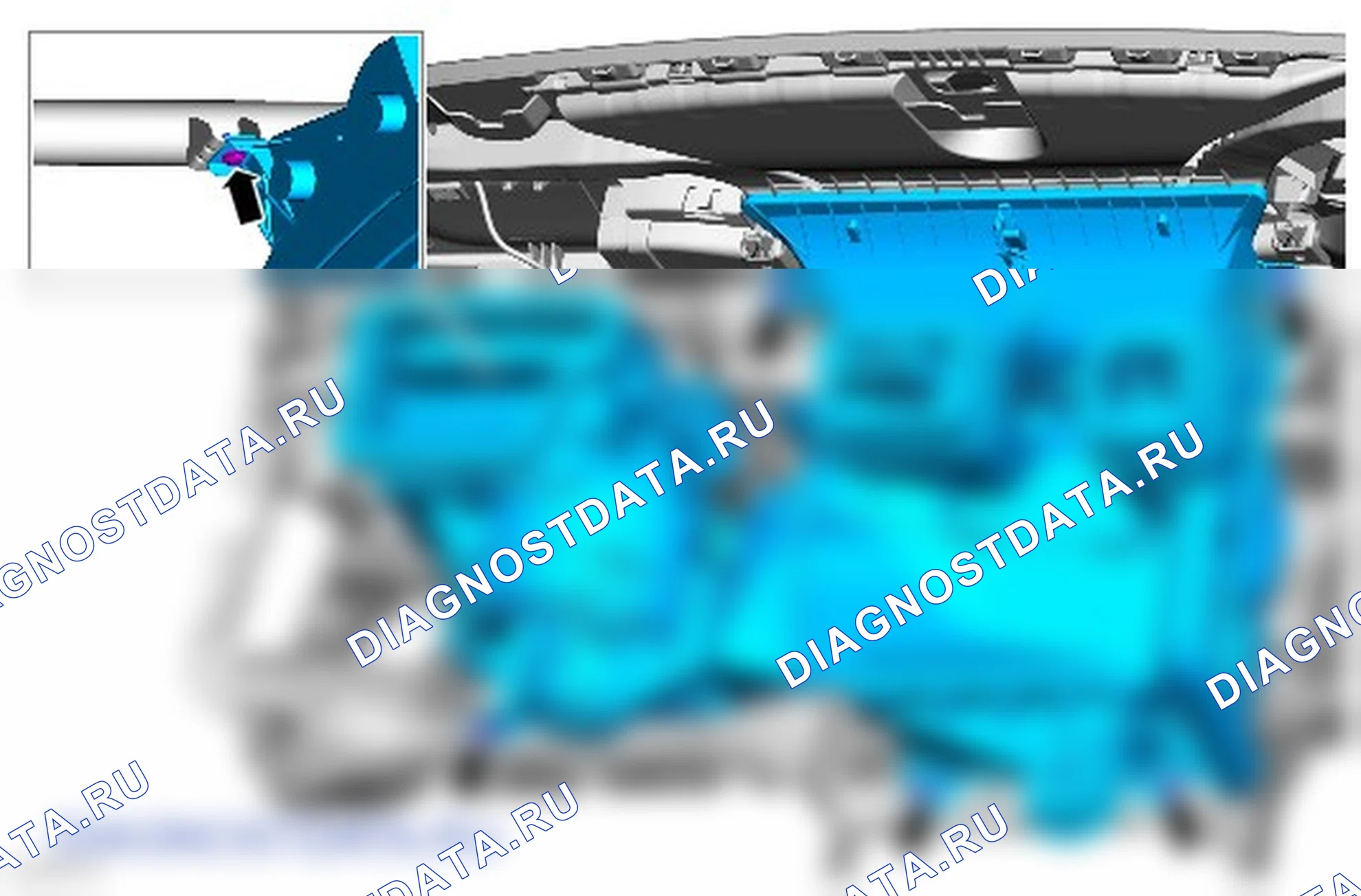 Как снять и установить корпус системы климат-контроля. Ford Transit VIII