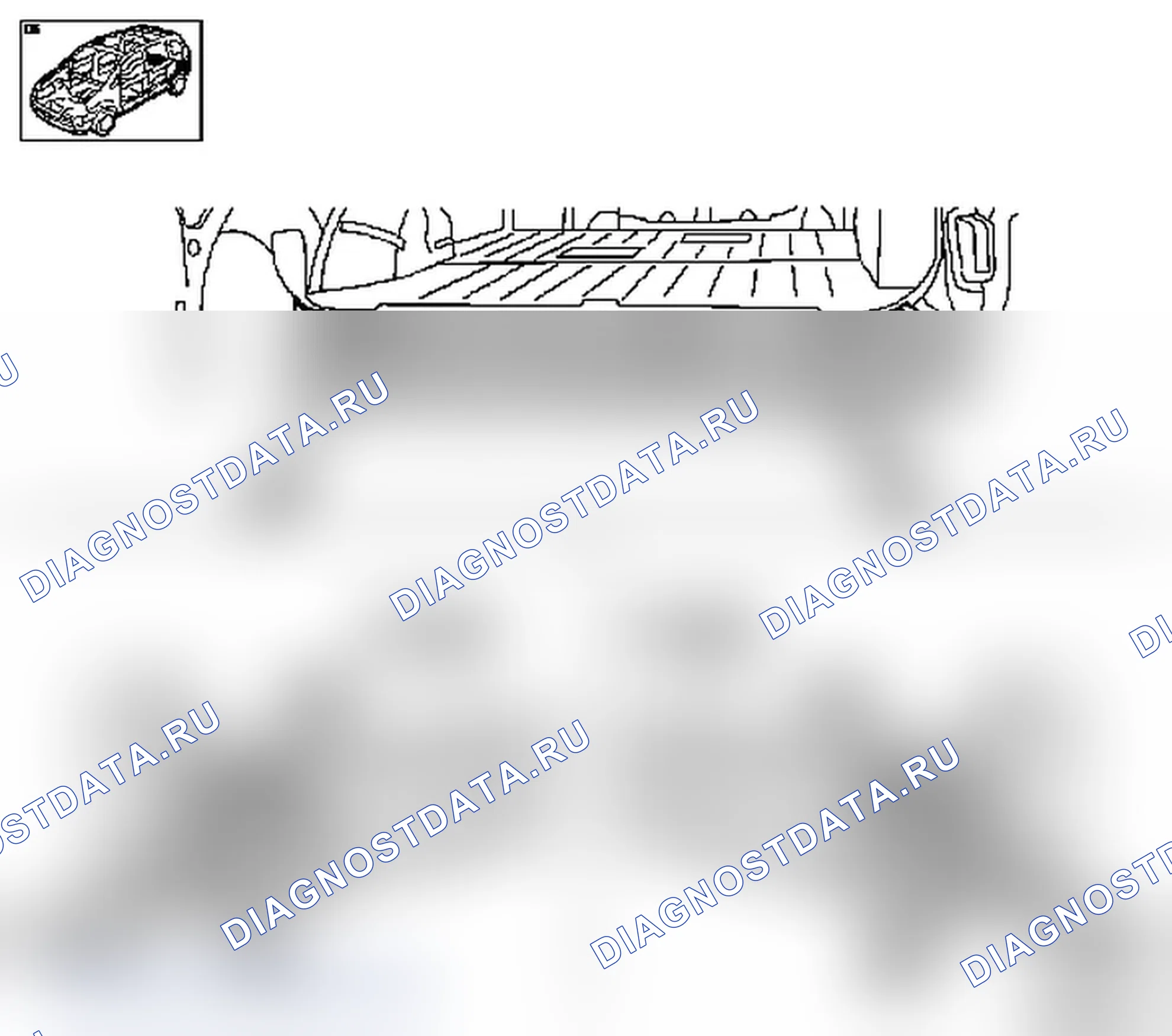 Замена поперечной балки задней панели - модели F 25, F 06. Opel Combo C
