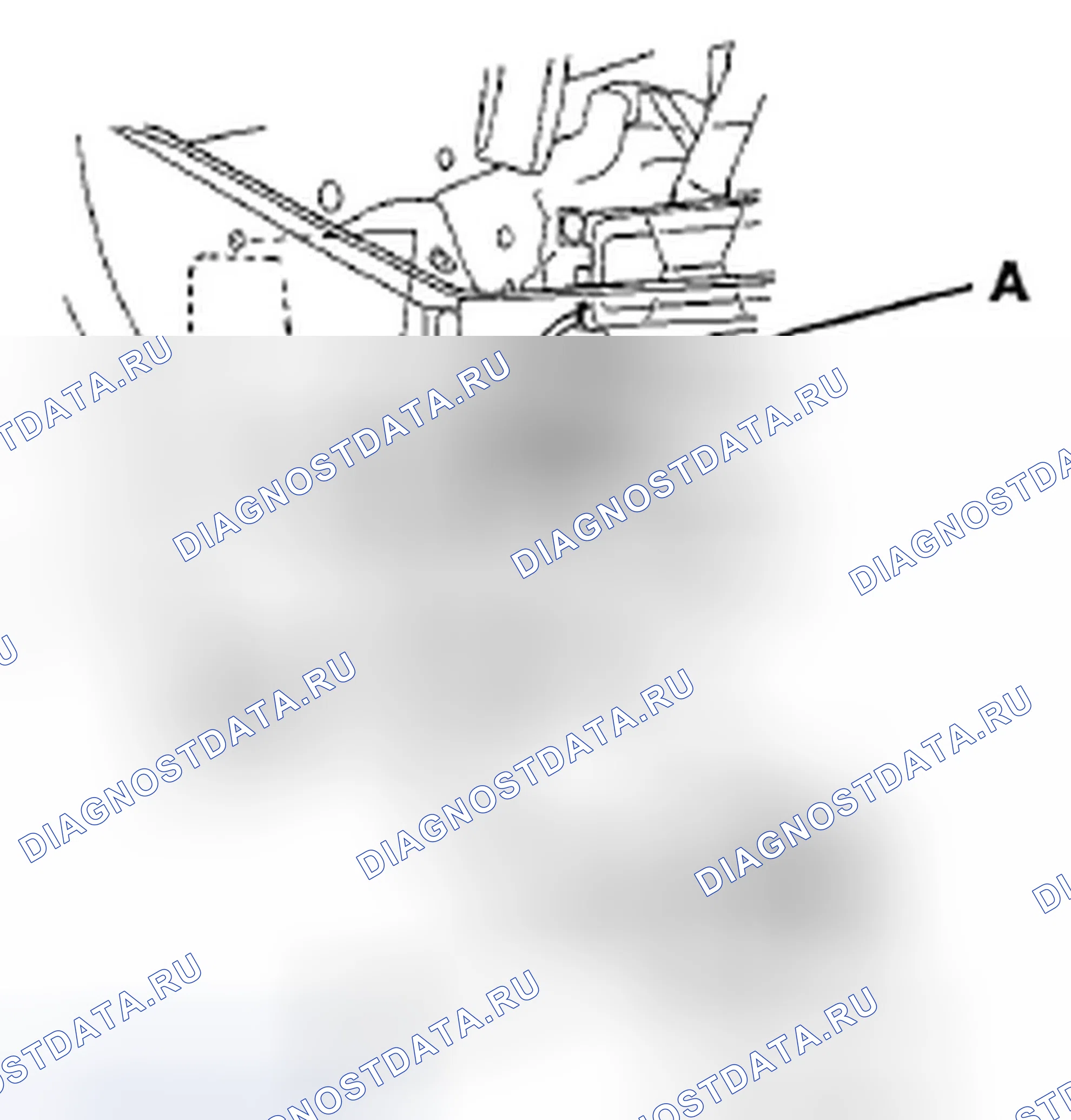 Рис. 54: Демонтаж / монтаж воздуходувного блока. Honda Pilot II