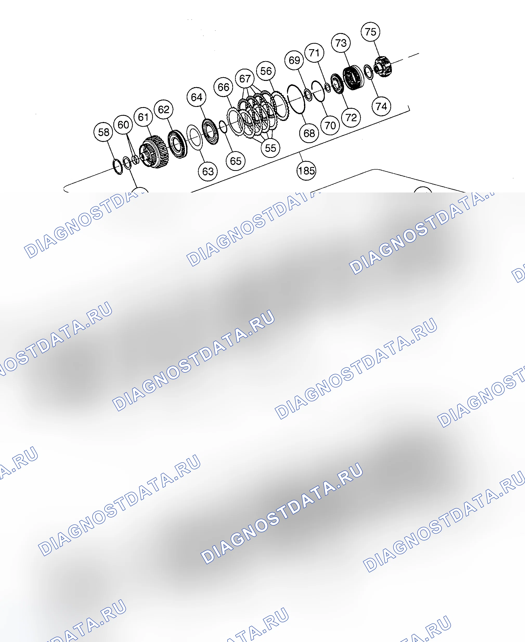 Рис. 1045: Виды в разобранном виде. Ford Pickup F150 