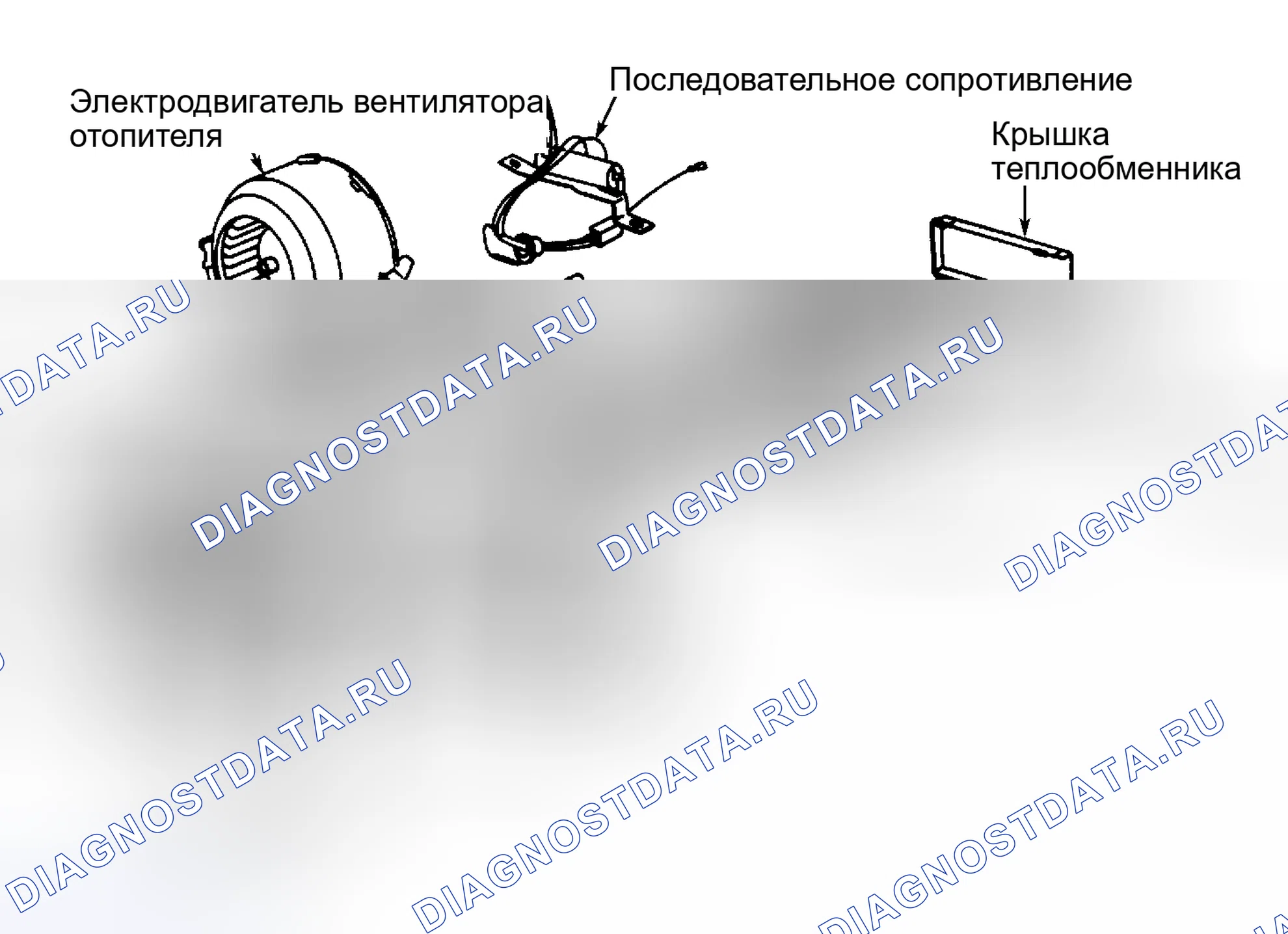 Рис. 1: РЕГУЛИРОВКА РЫЧАГА РЕГУЛИРОВКИ ТЕМПЕРАТУРЫ. Volkswagen Fox G1