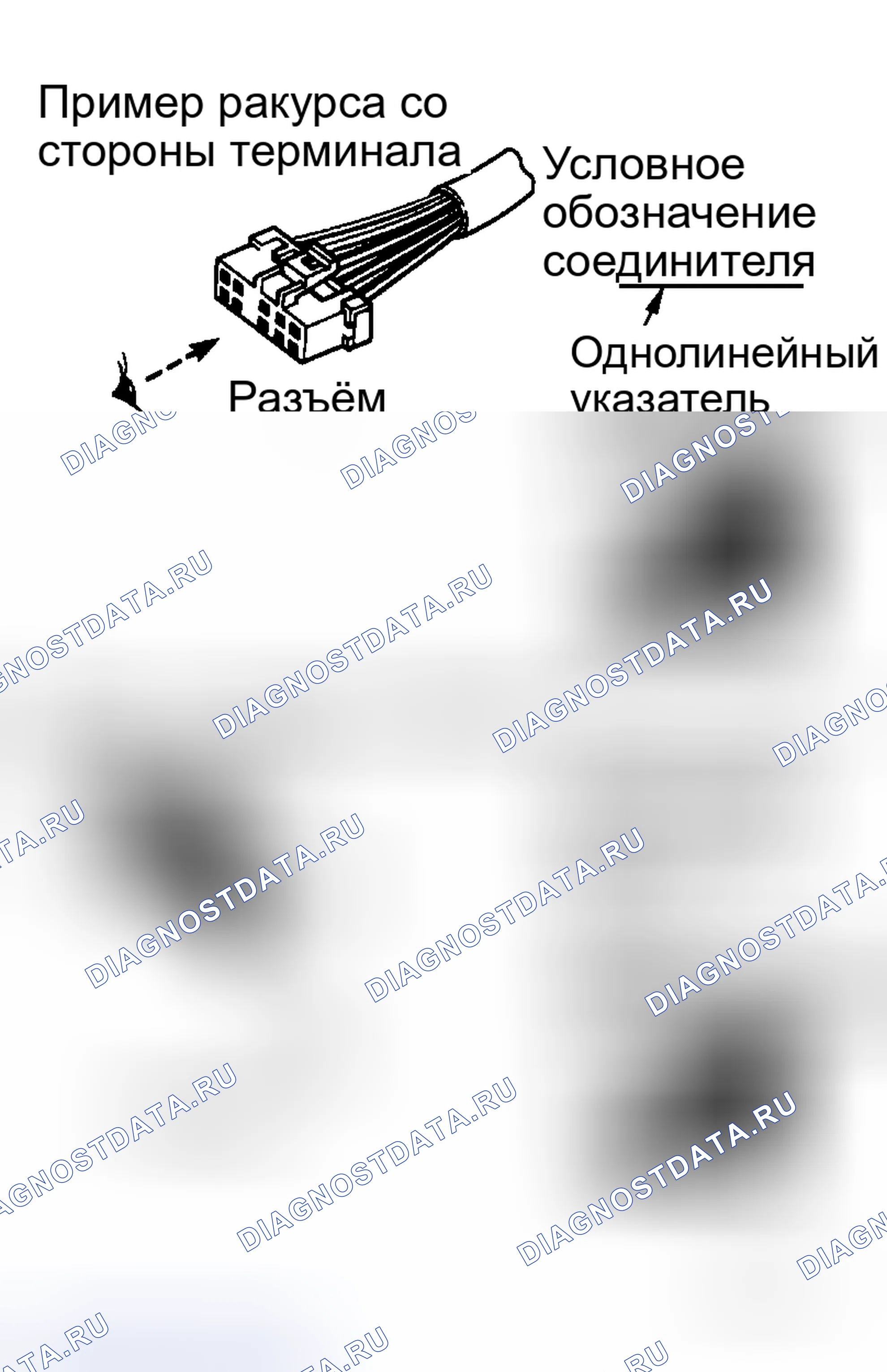Рис. 40: ОБОЗНАЧЕНИЯ РАЗЪЕМОВ. Honda That S I