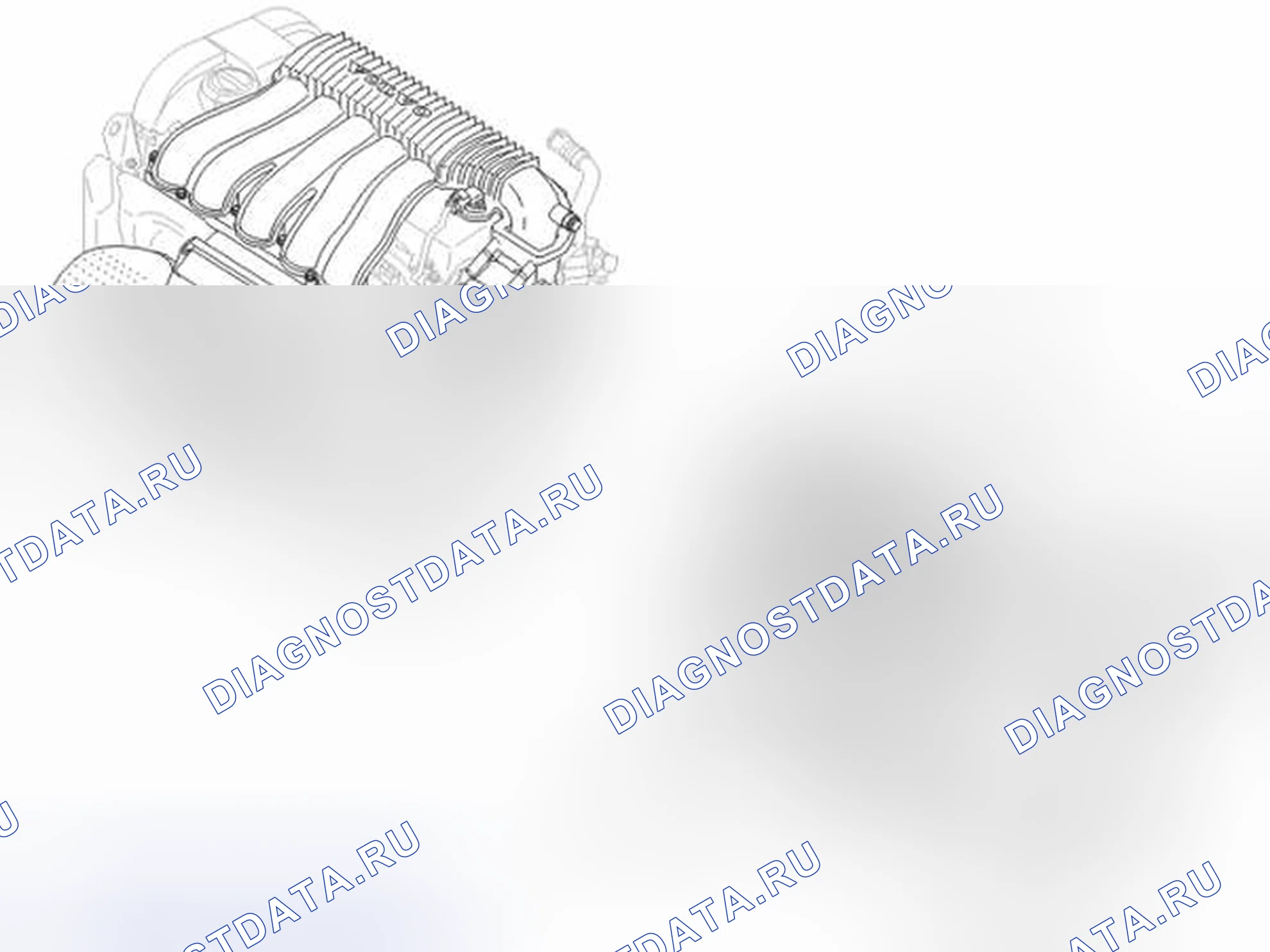 Рис. 555: СИСТЕМА ВПУСКА. Volvo S40 II рестайлинг