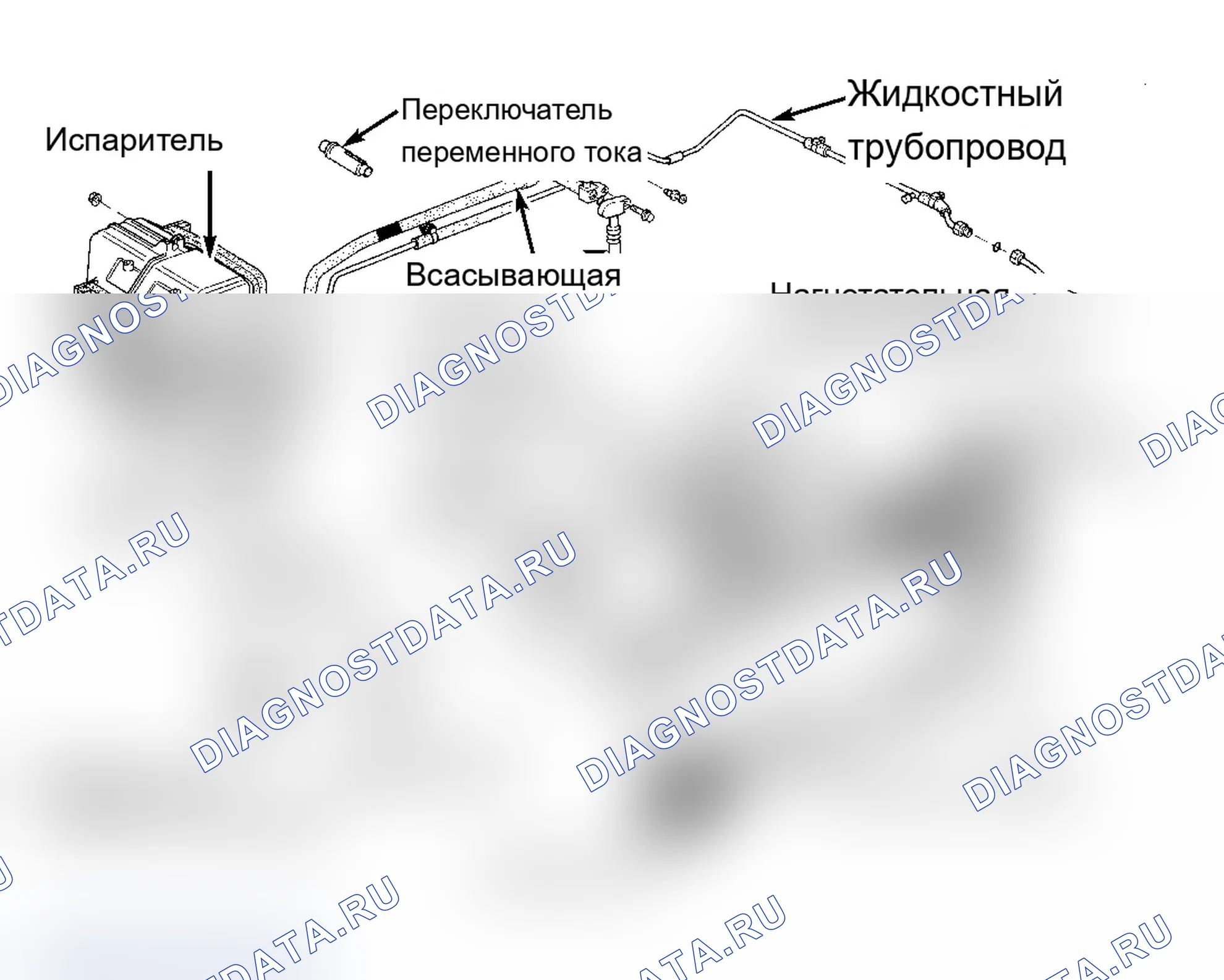 Рис. 1: ОПИСАНИЕ ручной системы кондиционирования. Acura SLX I