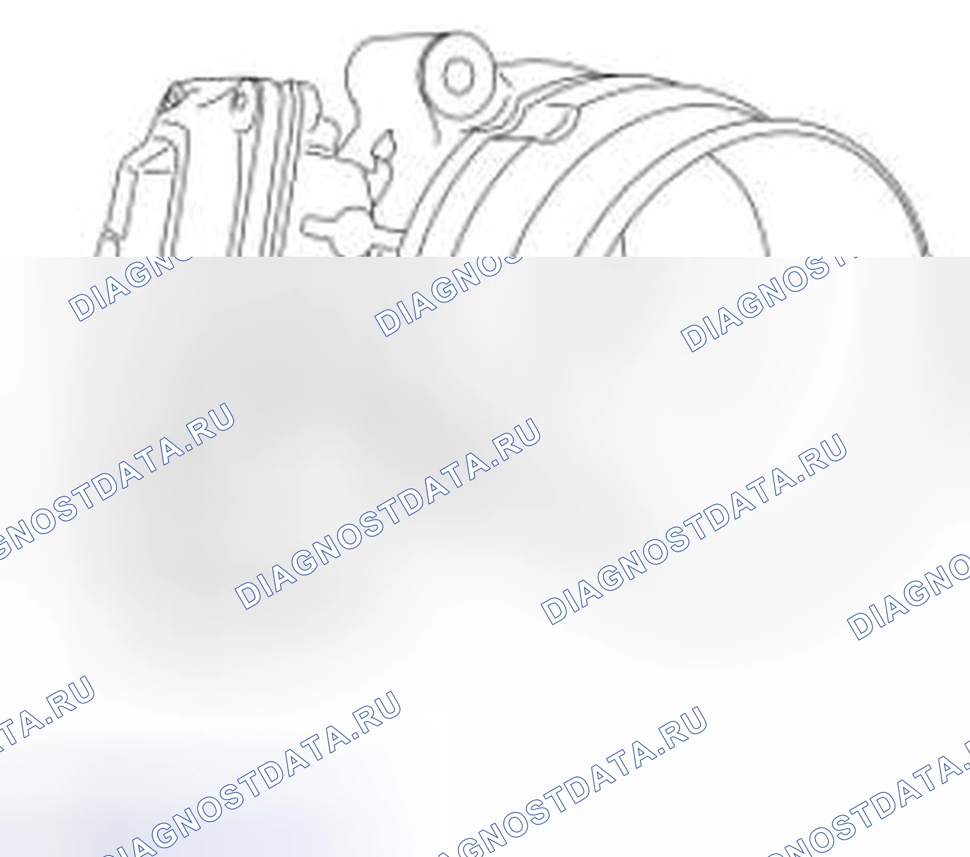 Рис. 154: Дроссель на впуске. Ford Pickup F250 Super Duty II
