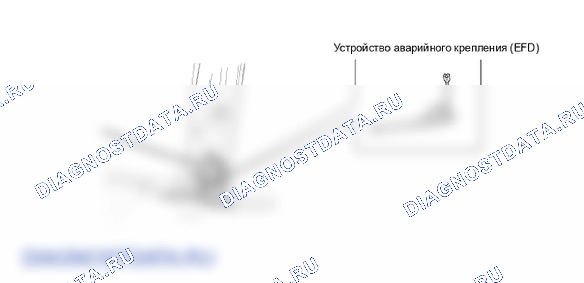 Детали устройства аварийного крепления (EFD). Hyundai Santafe Sport DMA