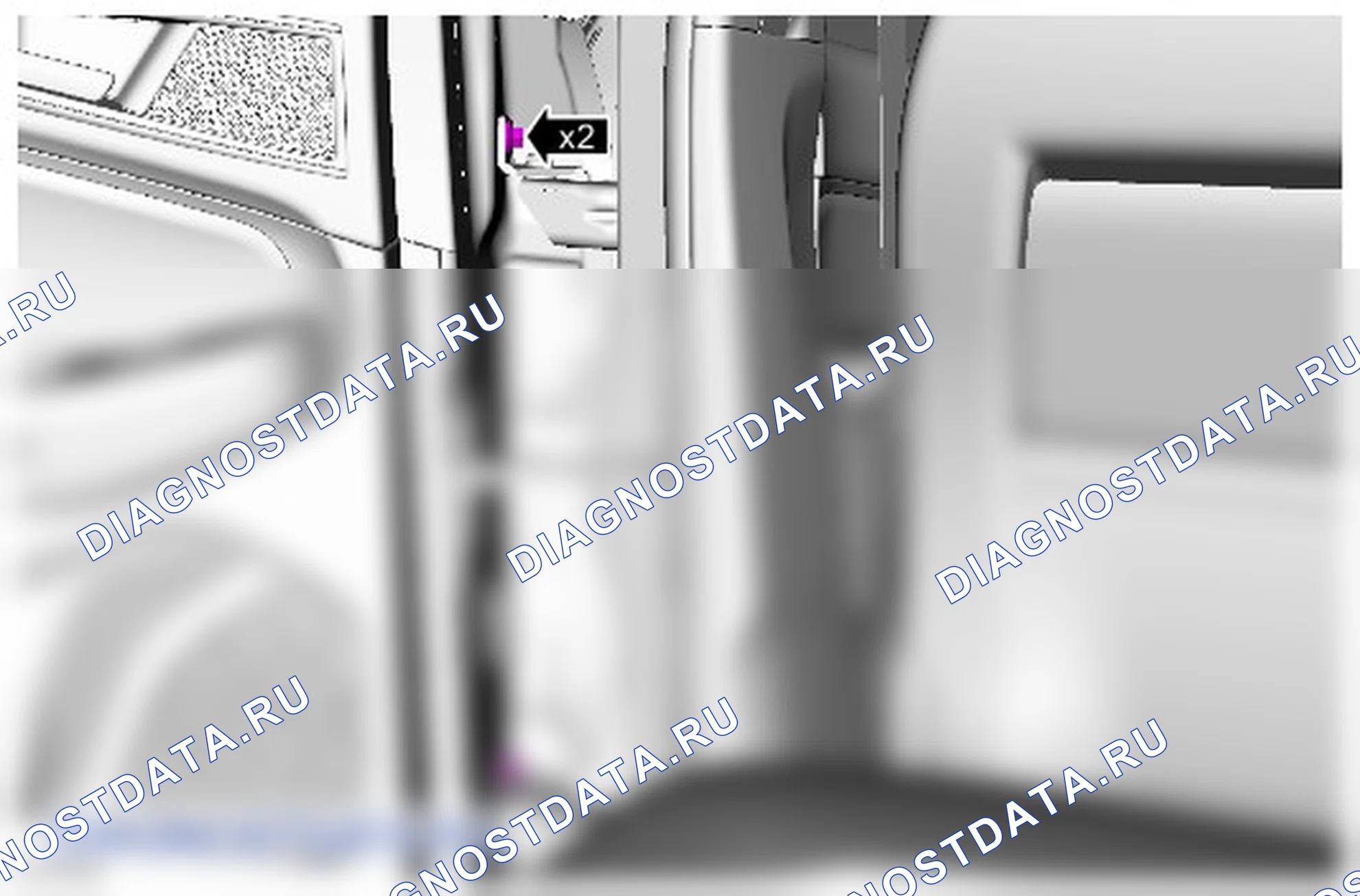 Как выверить положение задней двери. Ford S-MAX II