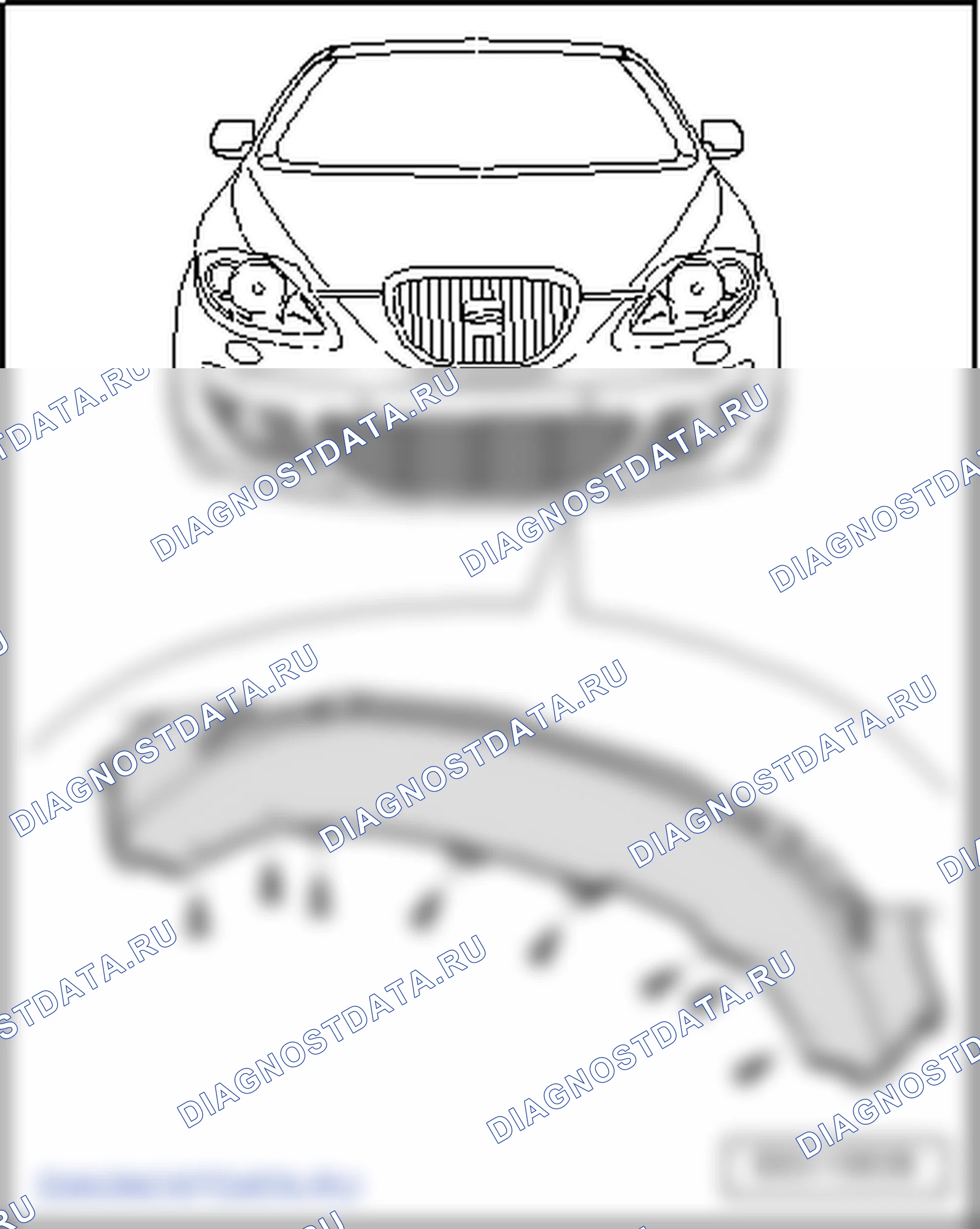 Облицовка бампера. SEAT Altea I