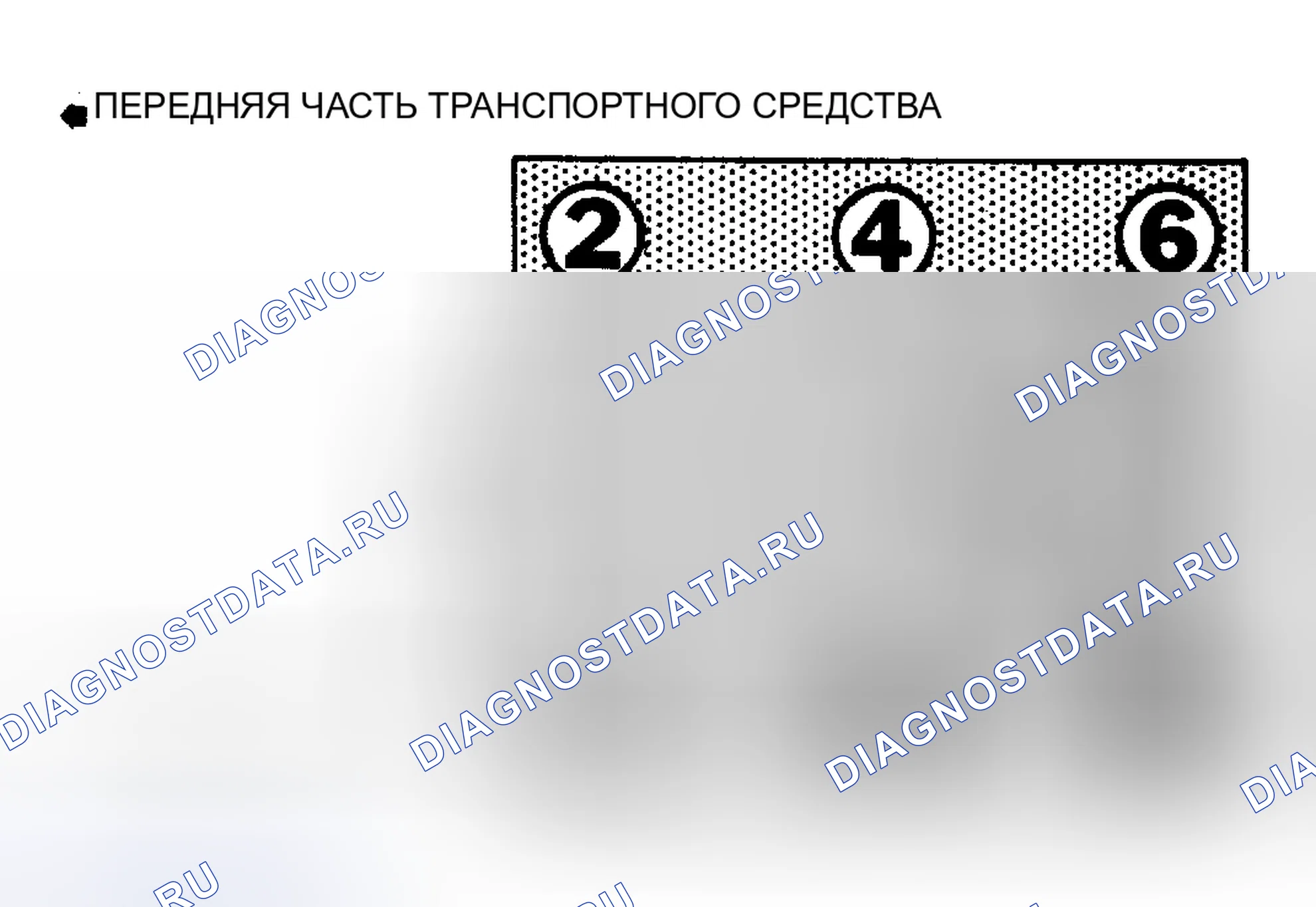 Рис. 3: порядок работы цилиндров, метки времени и вращение дистрибьютора (3,9 л). Dodge Cab & Chassis R2500 AD pre