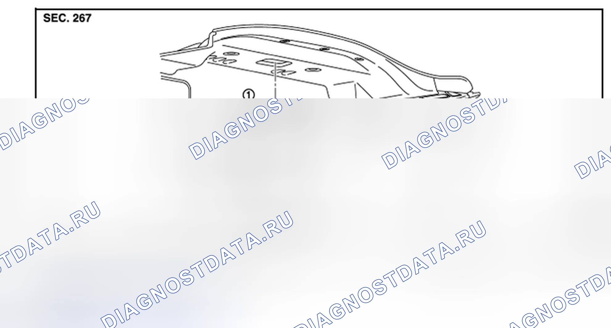 Рис. 59: Разнесенный вид. Infiniti Q70 I рестайлинг