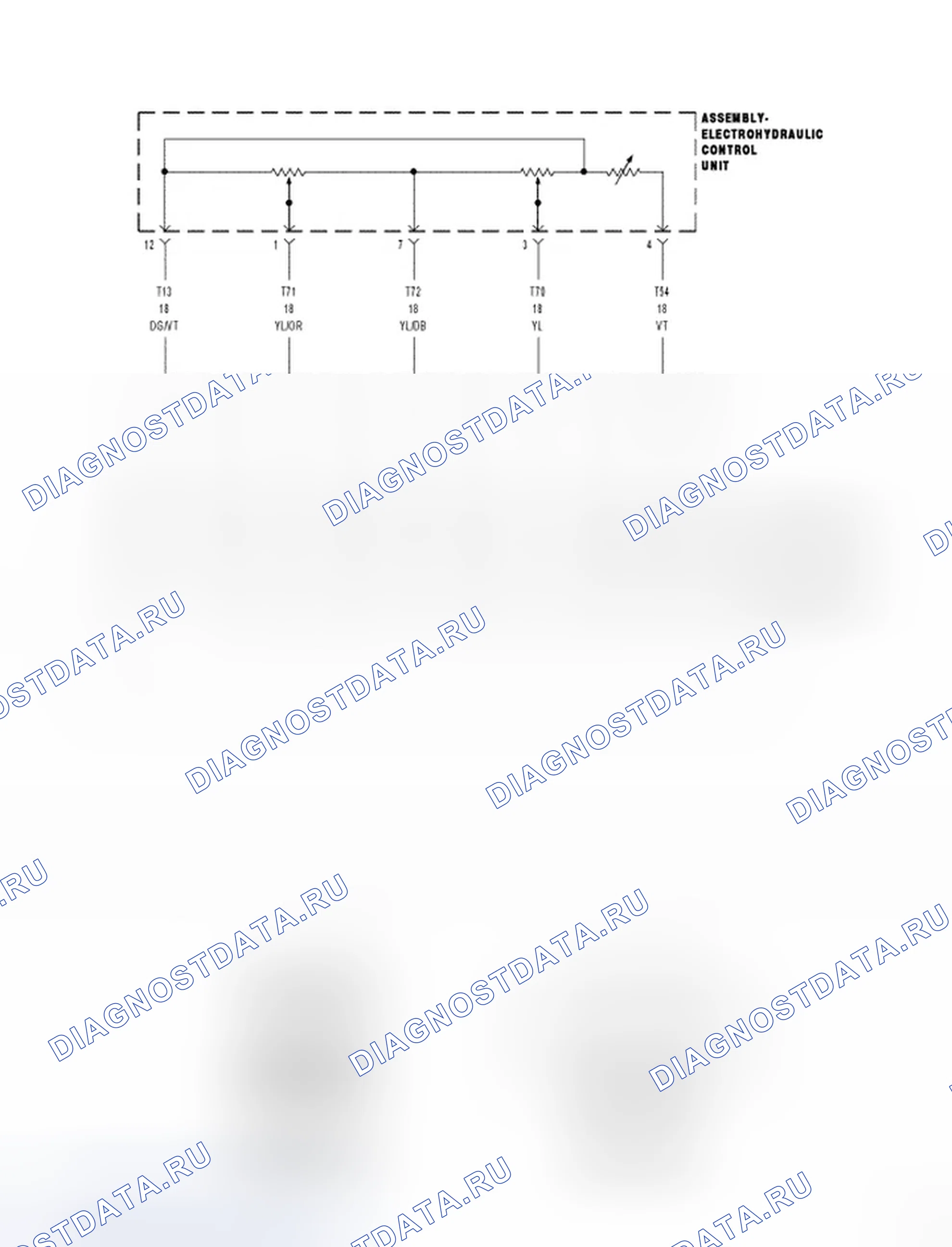 Рис. 551: Принципиальная схема. Dodge Nitro I