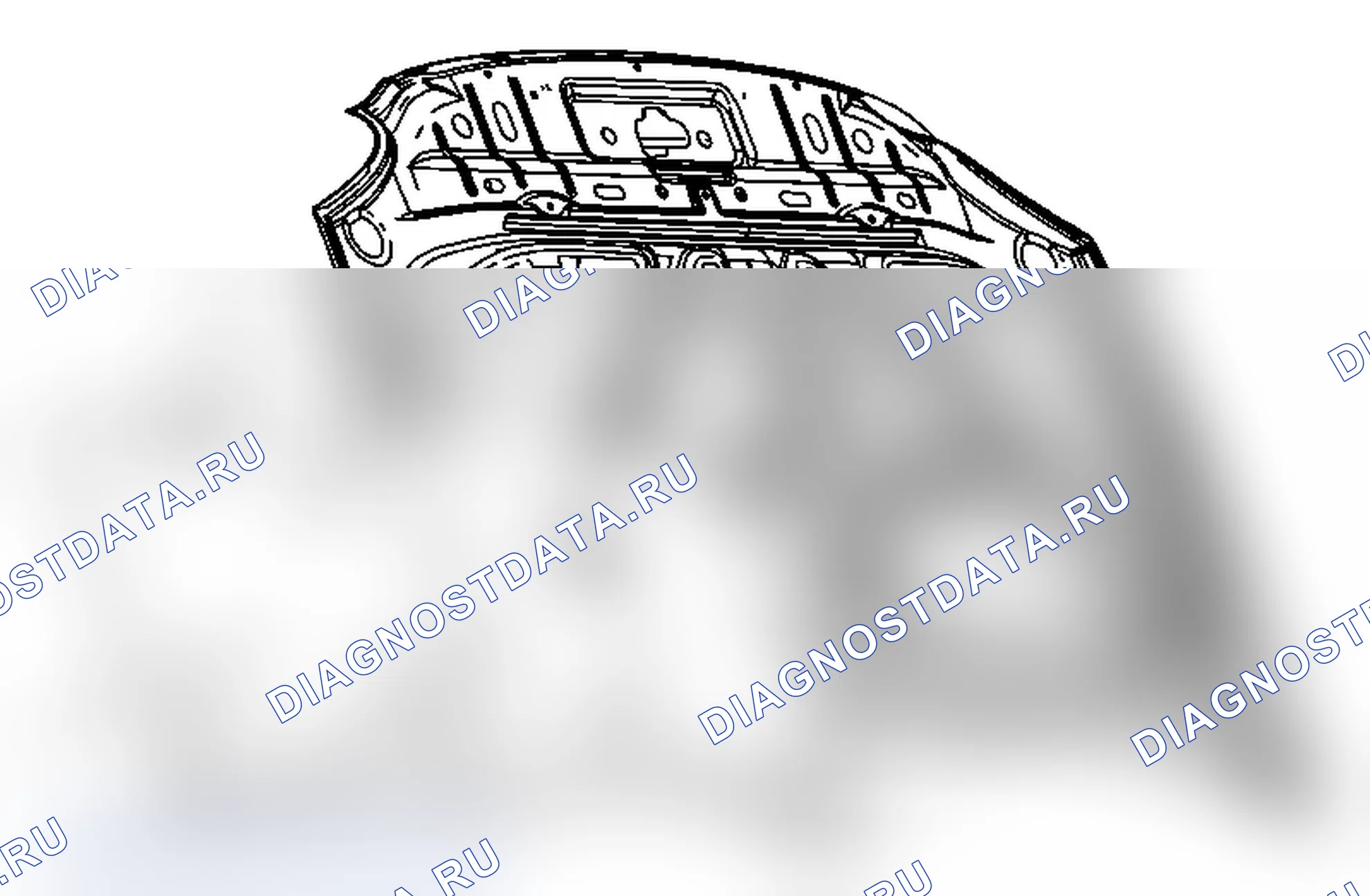 Рис. 15: Замена изолятора капота. Chevrolet Tahoe III