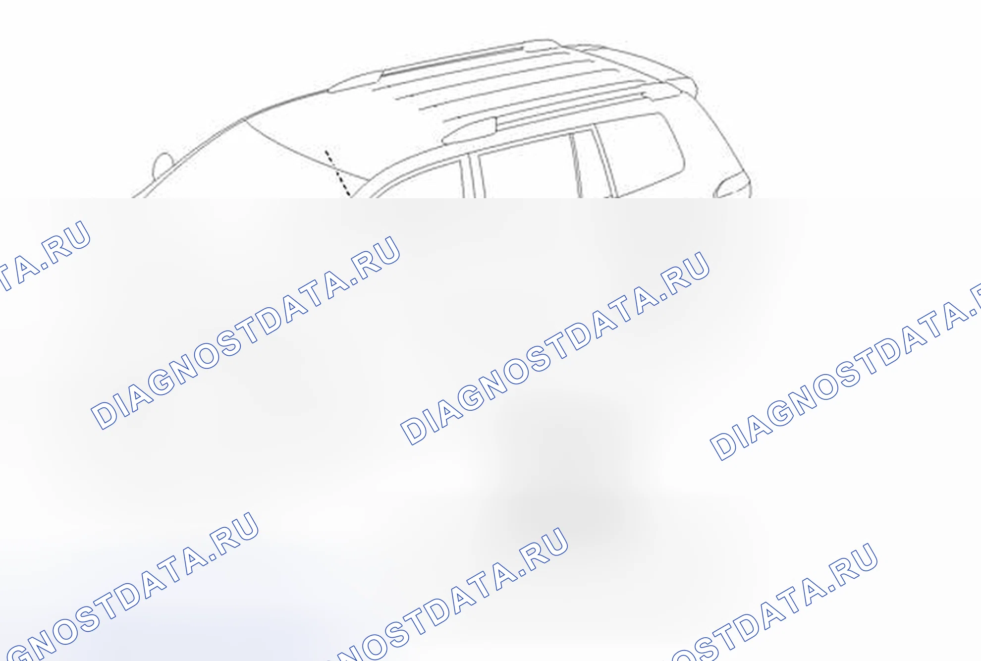 Рис. 60: ИЛЛЮСТРАЦИЯ. Toyota Highlander II рестайлинг