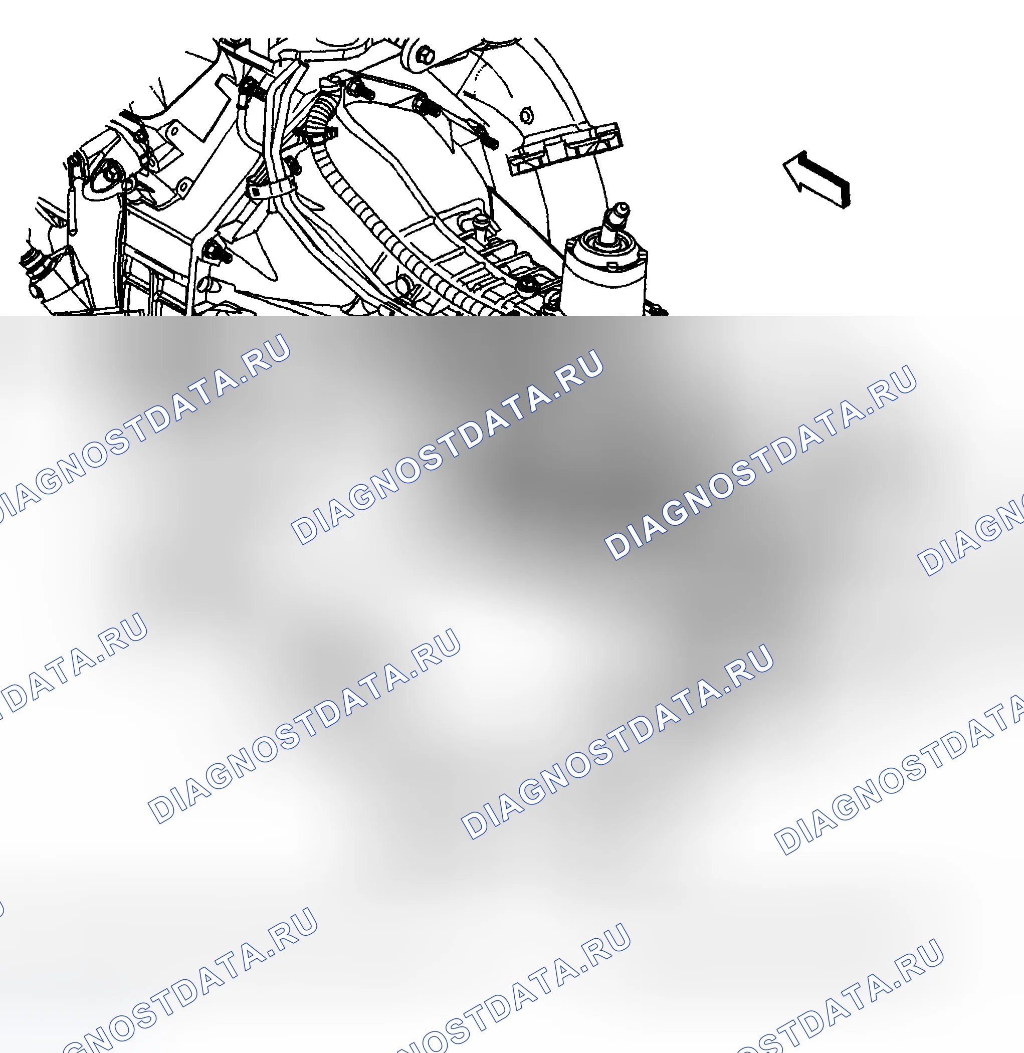 Рис. 49: Виды компонентов ручной коробки передач. Chevrolet Silverado 2500 