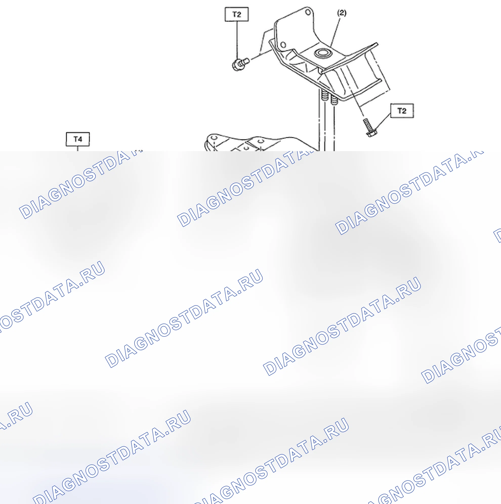 Рис. 321: МОНТАЖ КОРОБКИ ПЕРЕДАЧ. Subaru Impreza WRX GH