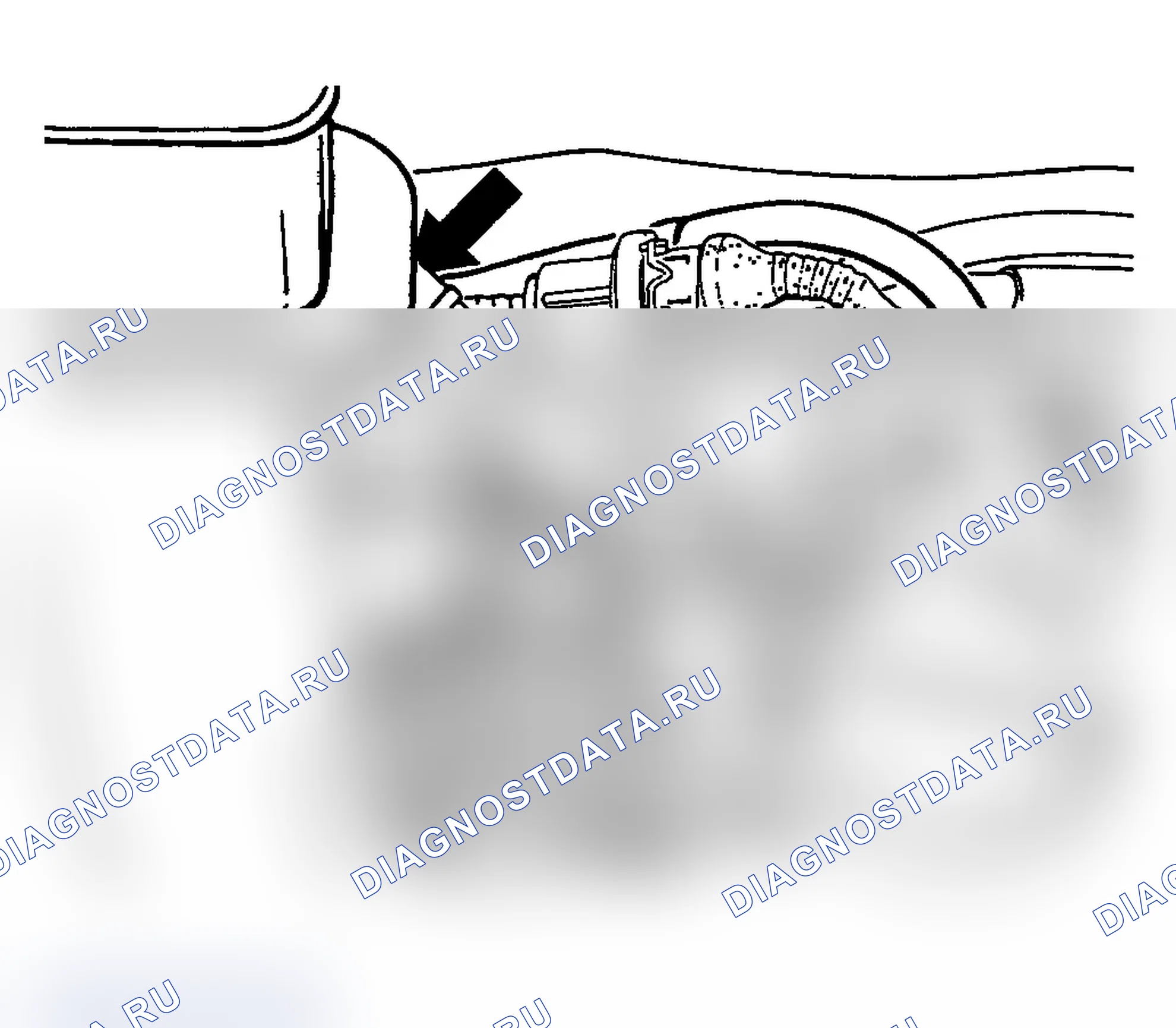 Рис. 352: Проверка вентиляционной линии на продувочном клапане канистры EVAP. Porsche 911 Carrera 996