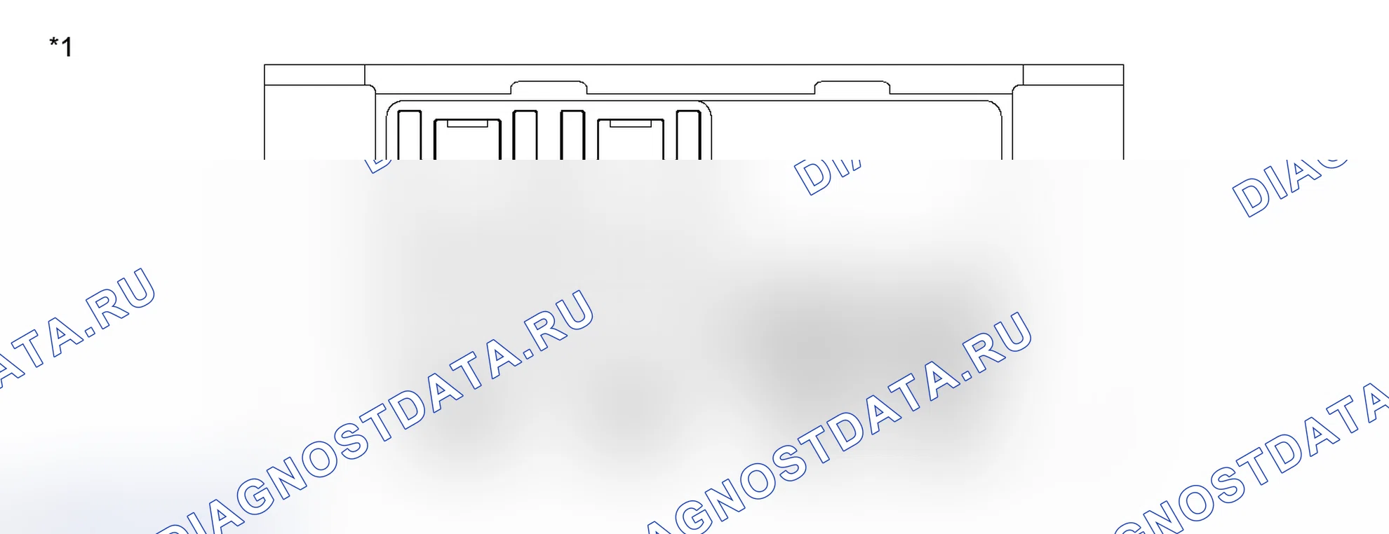 Рис. 1: КЛЕММЫ ЭБУ. Toyota Prius PHV pre-III
