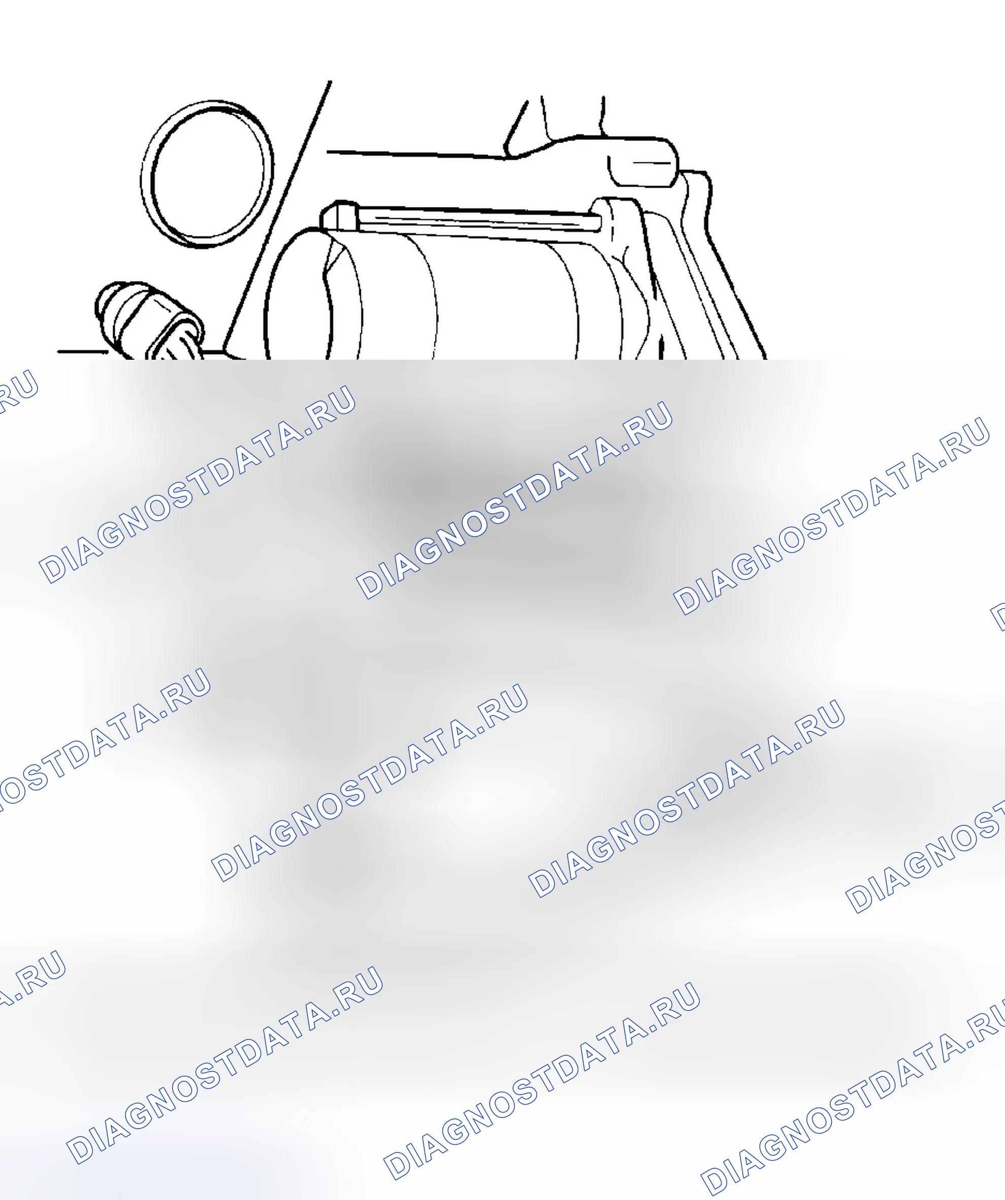 Рис. 7: ДЕМОНТАЖ - 3.3/3.8L. Dodge Grand Caravan IV