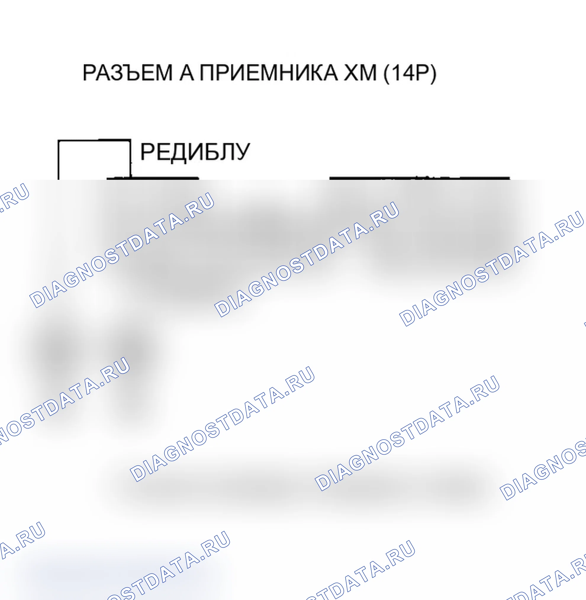Рис. 63: Радиодисплей XM пуст и информация о станции не отображается. Acura MDX I