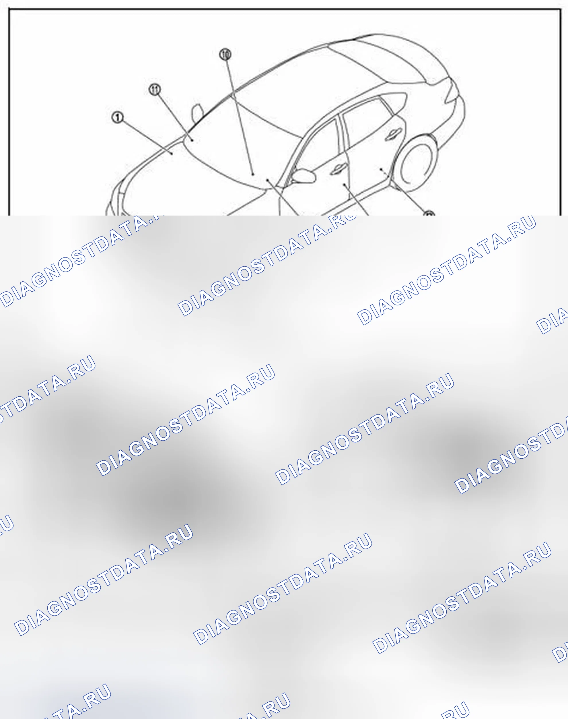 Рис. 39: СИСТЕМА НАРУЖНОГО ОСВЕЩЕНИЯ: Расположение составных частей. Infiniti M56 IV