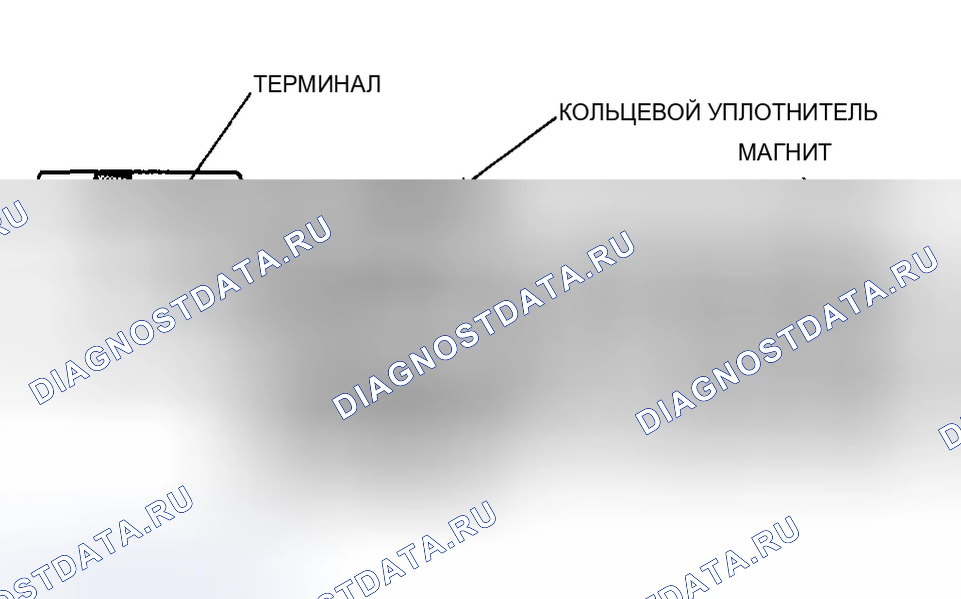 Рис. 29: Датчик положения коленчатого вала (положение коленвала). Honda Element YH2