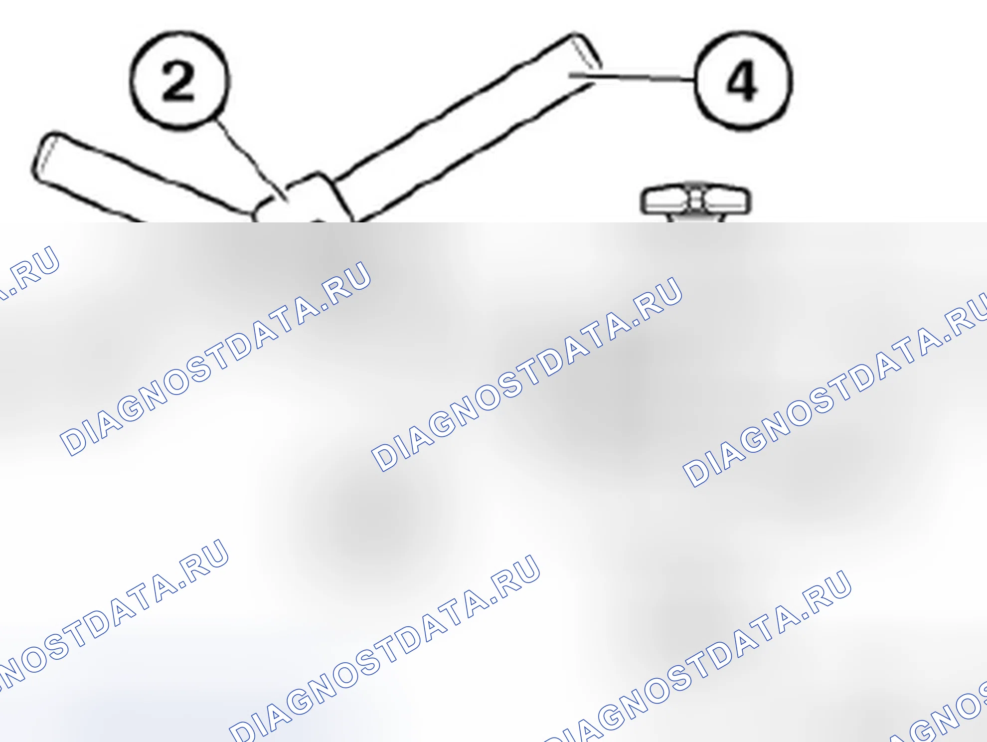 Рис. 155: 00 2 480 Измерительный стенд с зажимом. BMW M5 E60/E61