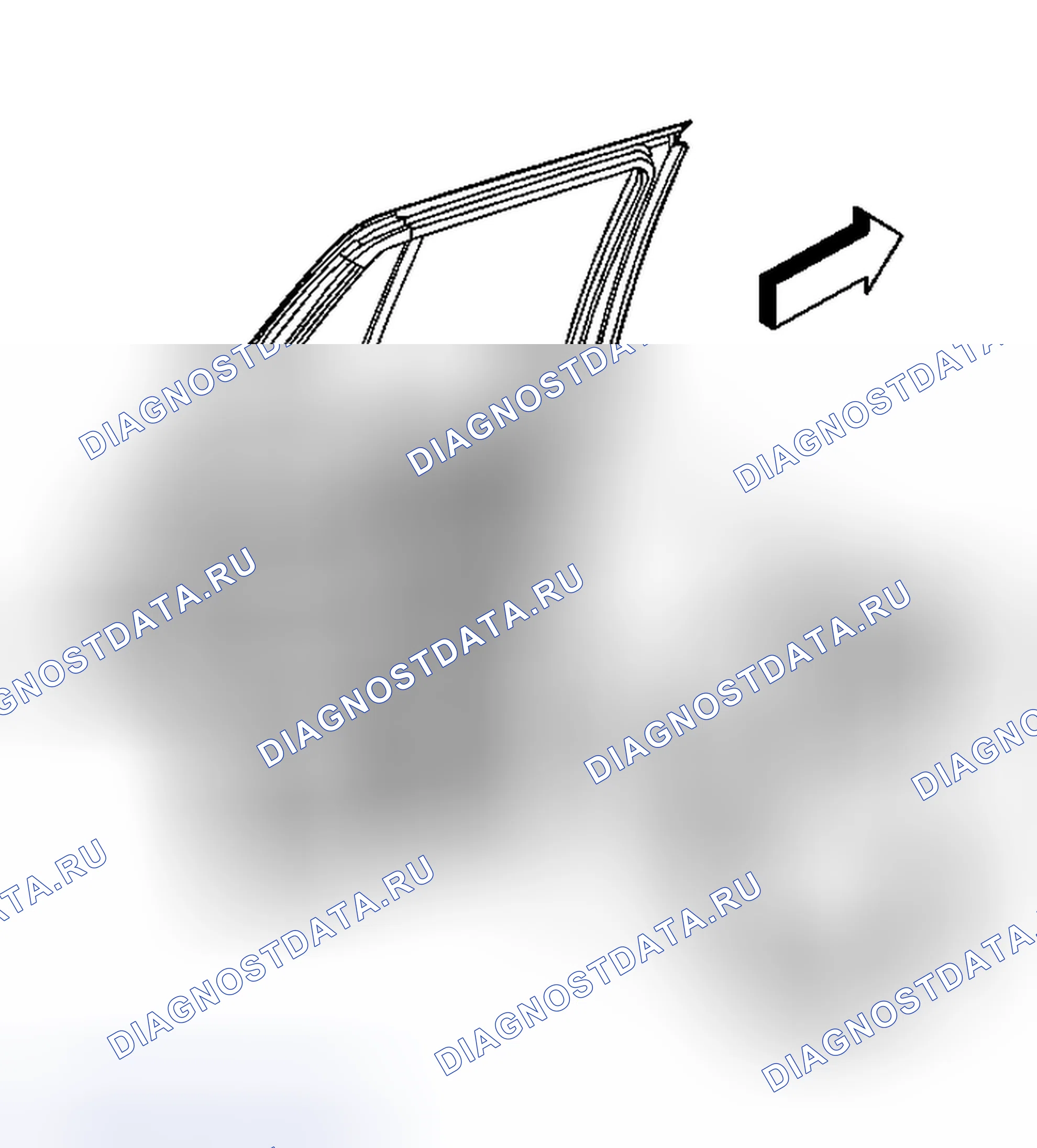 Рис. 33: Порядок демонтажа. Saab 9-7X I