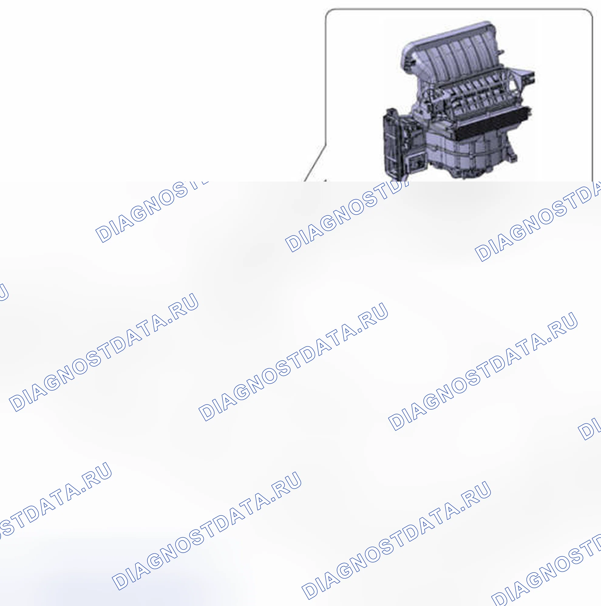 Рис. 37: Расположение компонентов. Hyundai Santa Fe III