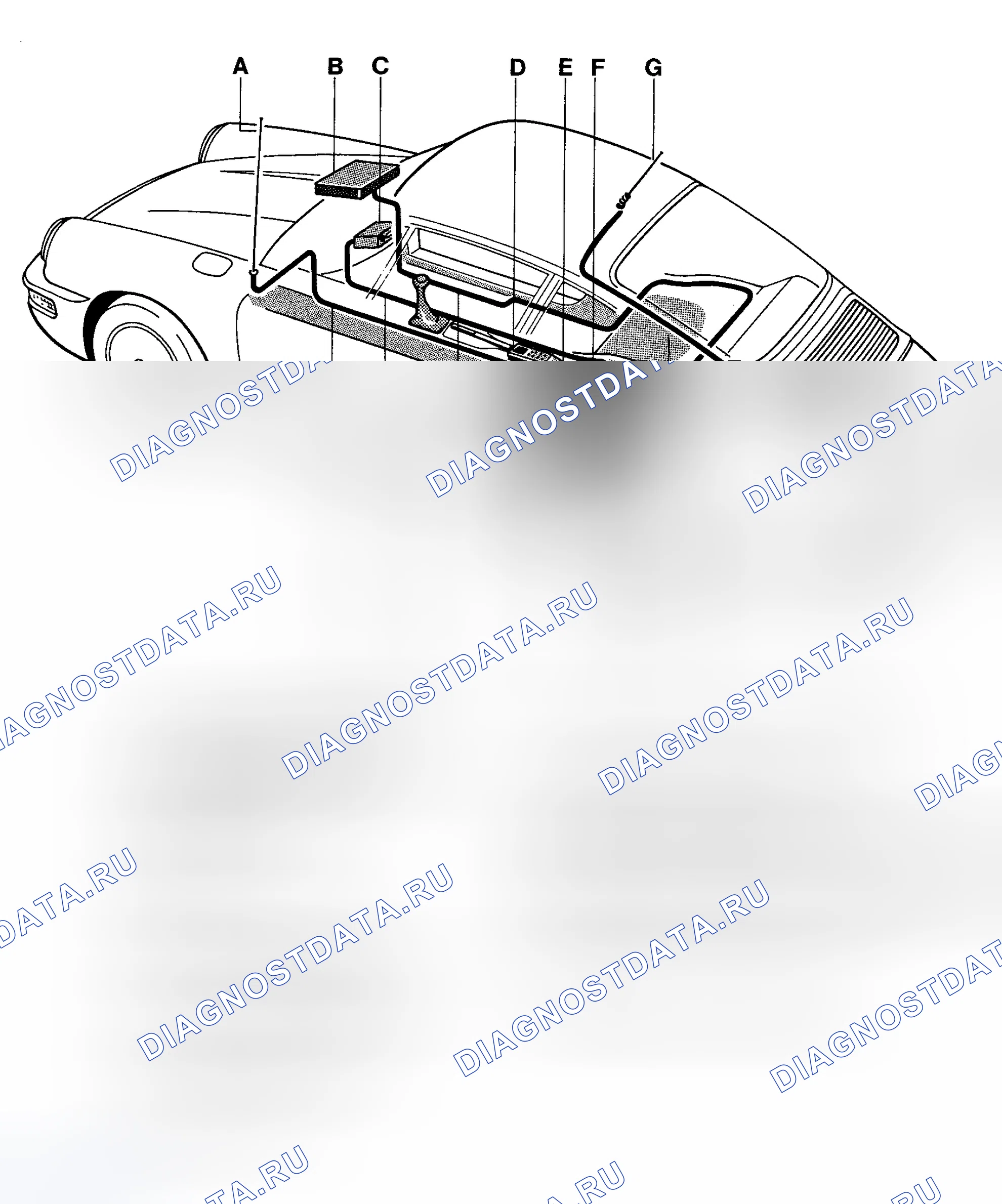 Рис. 5: ДЕМОНТАЖ И МОНТАЖ (МОДЕЛИ АВТОМОБИЛЬНЫХ ТЕЛЕФОНОВ 911). Porsche Boxster 986