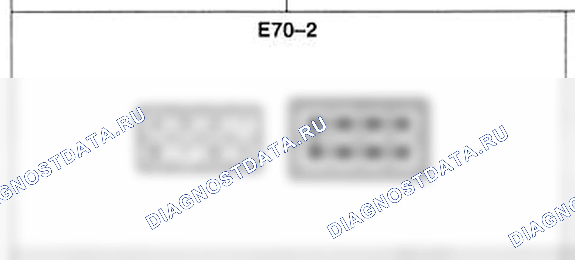 Распиновка разъёма E70-2 — жгута двигателя. Hyundai Accent LC